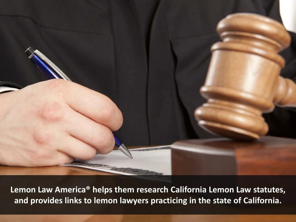 PPT California Lemon Law Lemon Law America PowerPoint Presentation