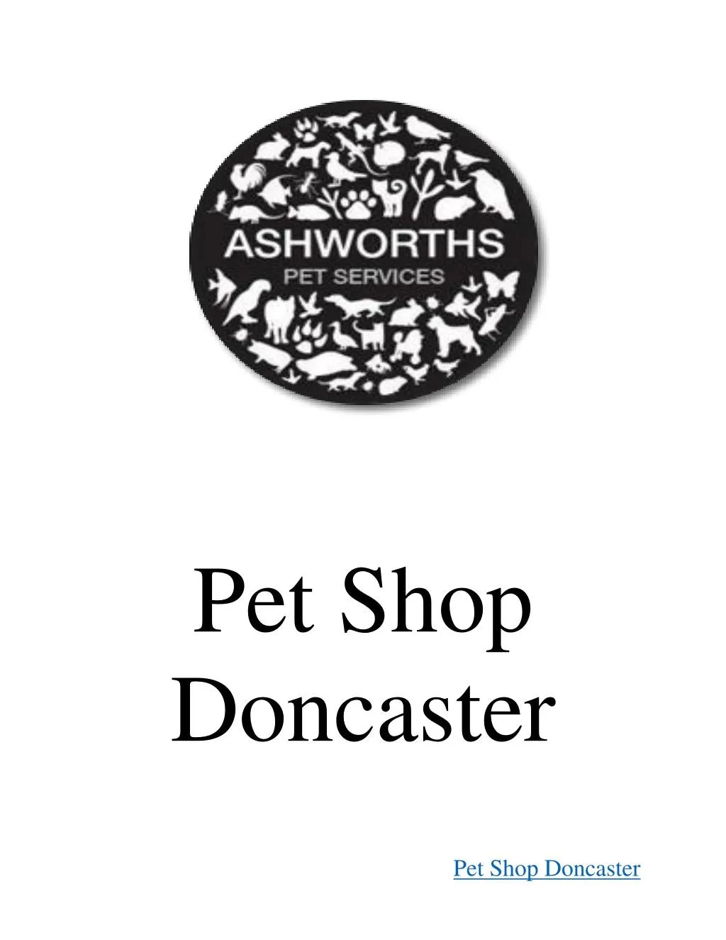 PPT Pet Shop Doncaster PowerPoint Presentation, free download ID7376300