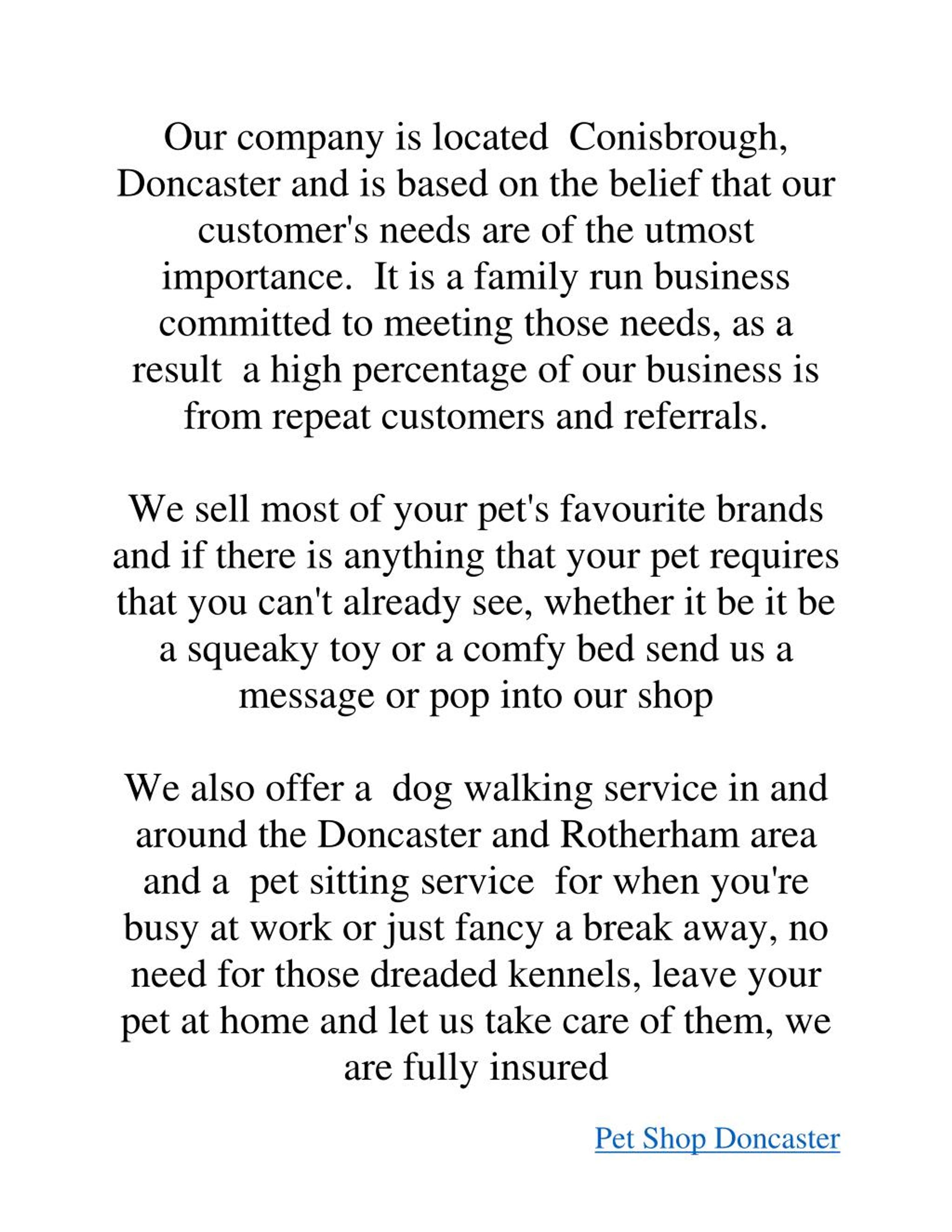 PPT Pet Shop Doncaster PowerPoint Presentation, free download ID7376300