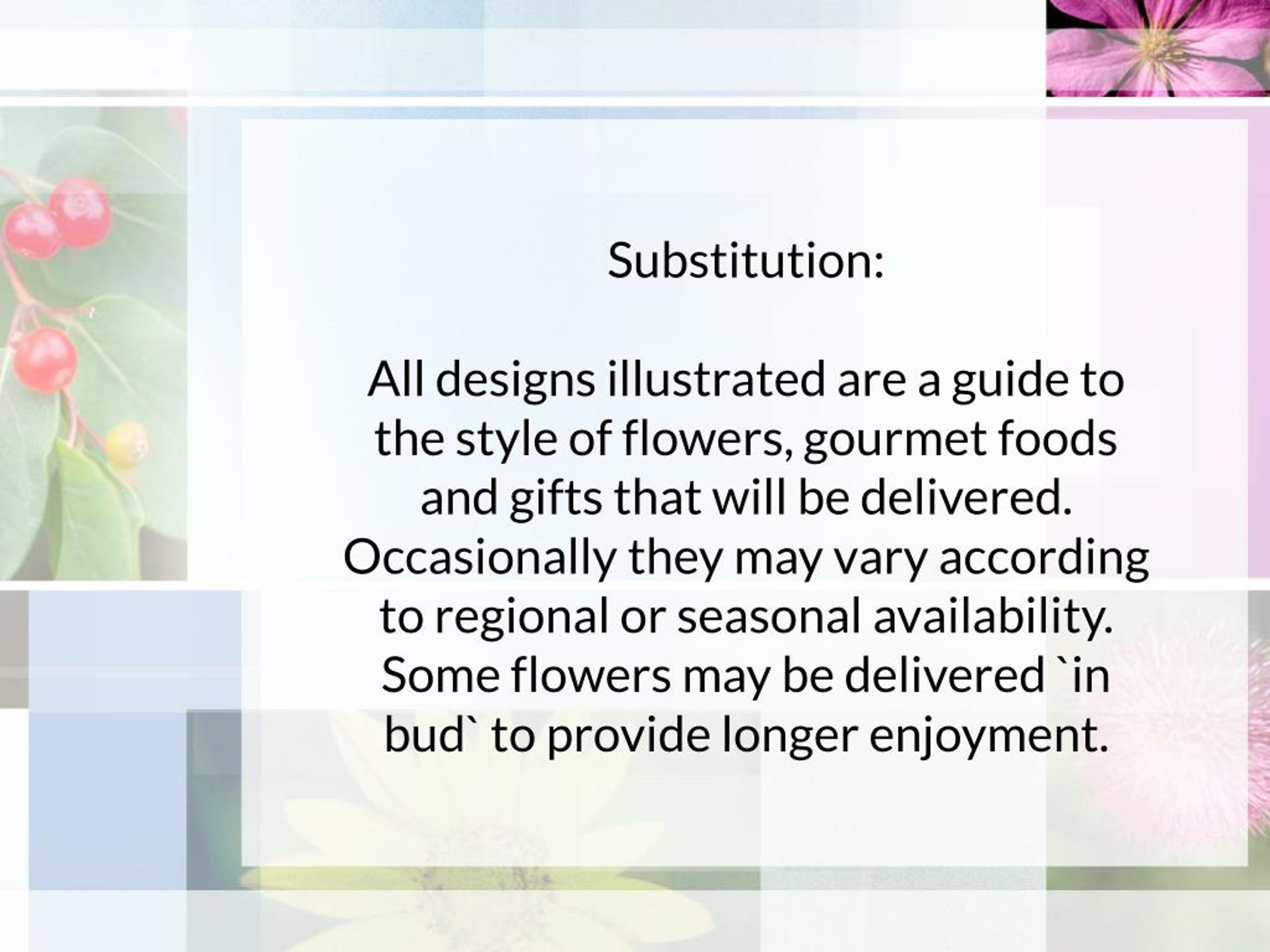 PPT Delivery Information Michigan Flowers Gold Coast PowerPoint