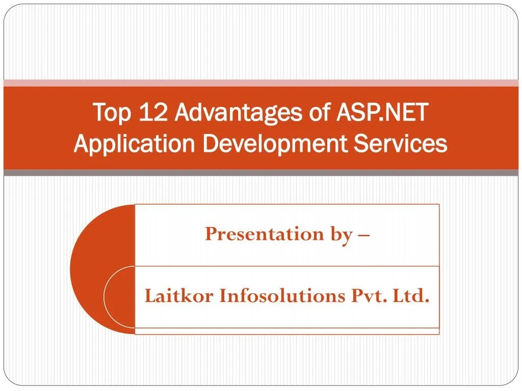 PPT Top 12 Advantages of Application Development Services