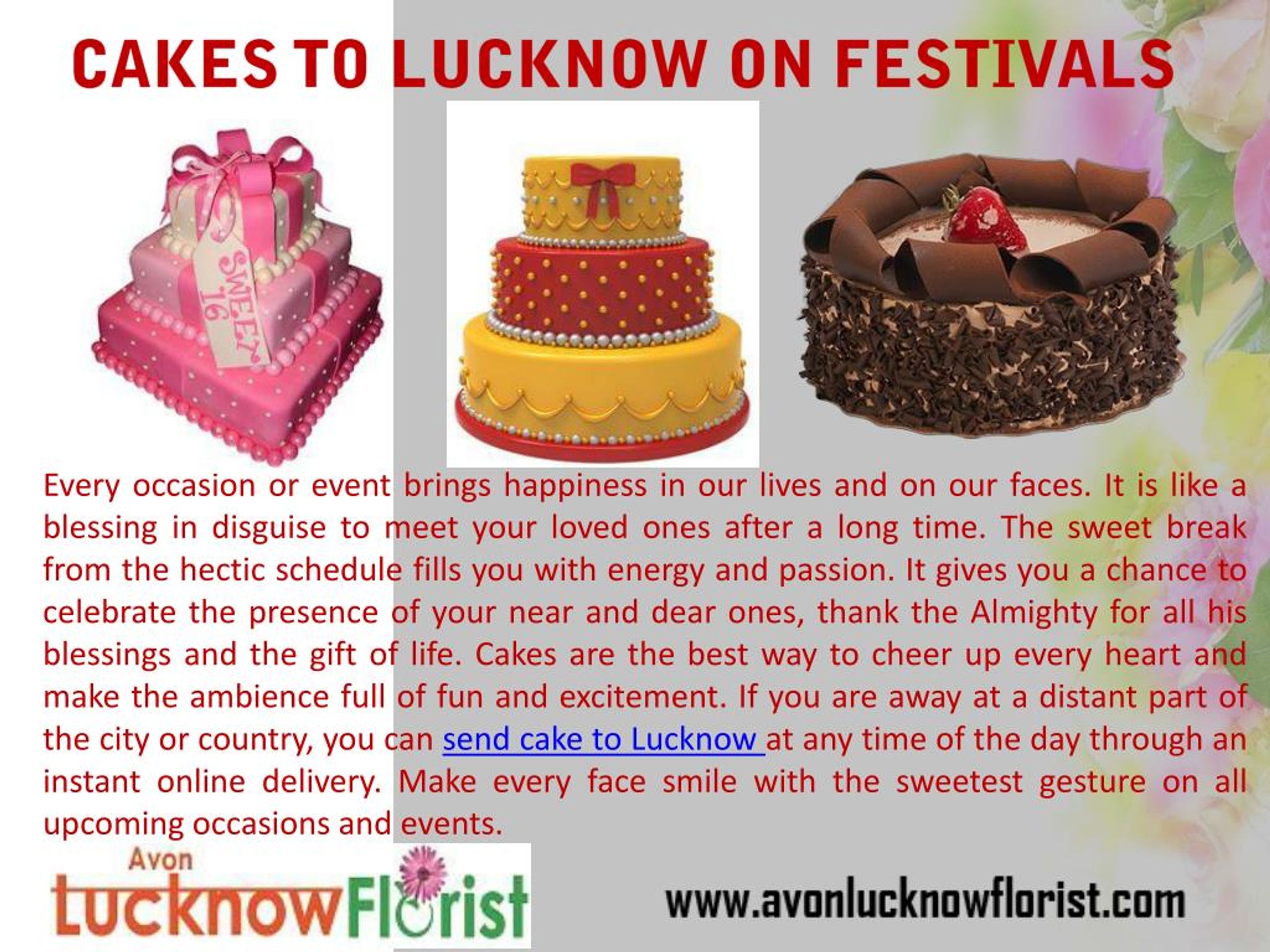 PPT Make A Surprise Cake Delivery to Lucknow For Loved Ones