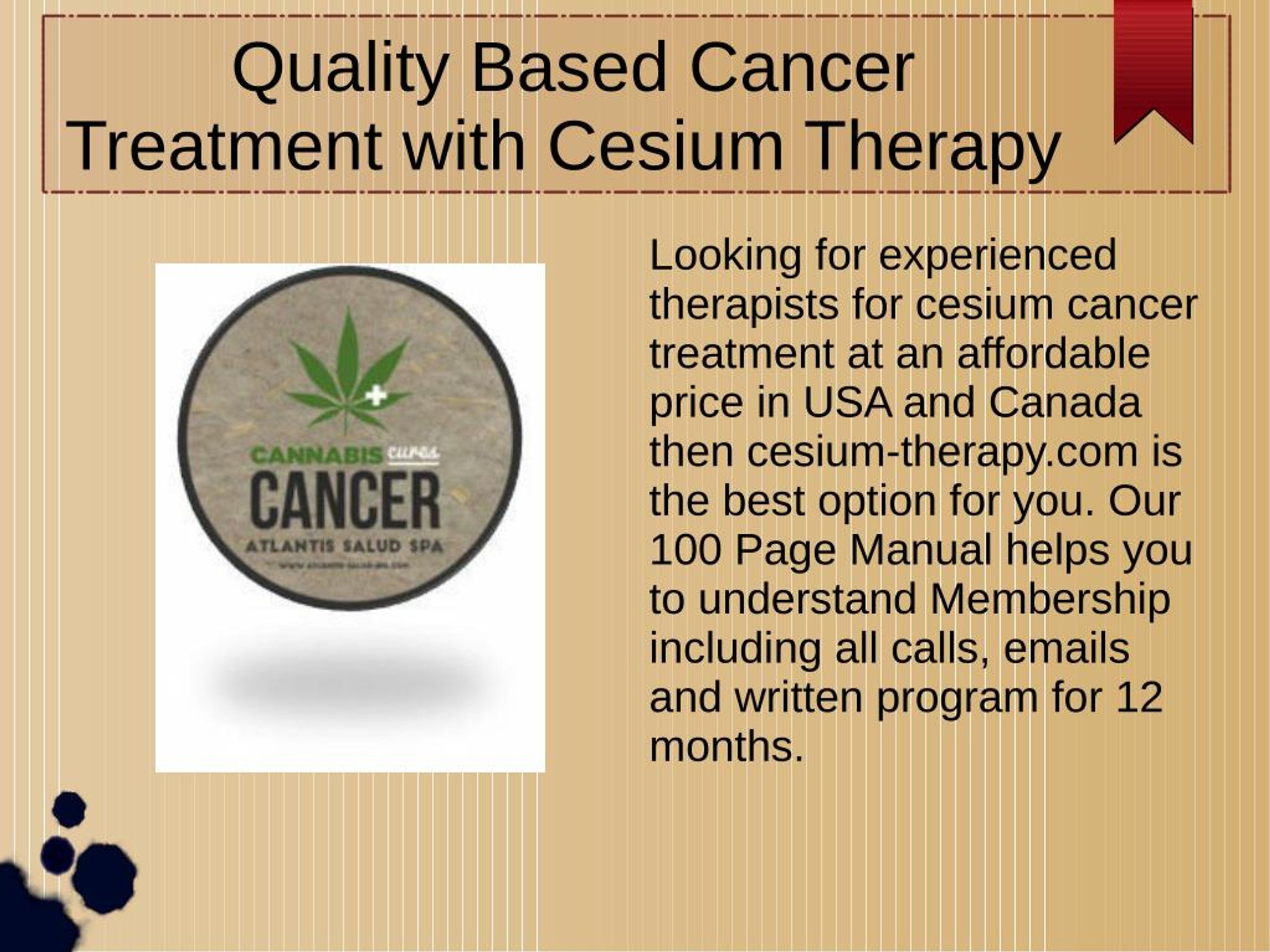 PPT Cesium Therapy PowerPoint Presentation, free download ID7378664