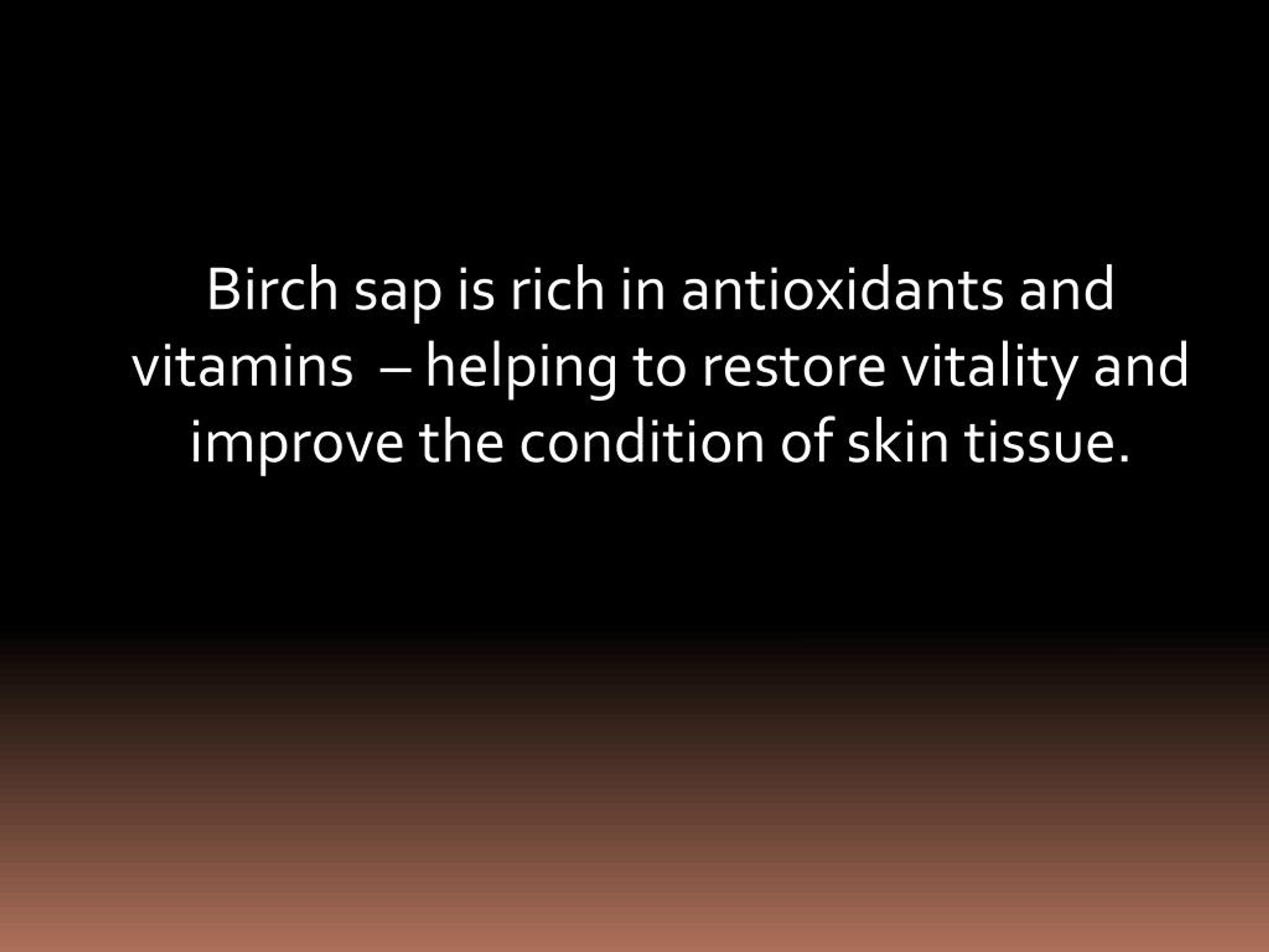 PPT Organic Birch Sap Water PowerPoint Presentation, free download