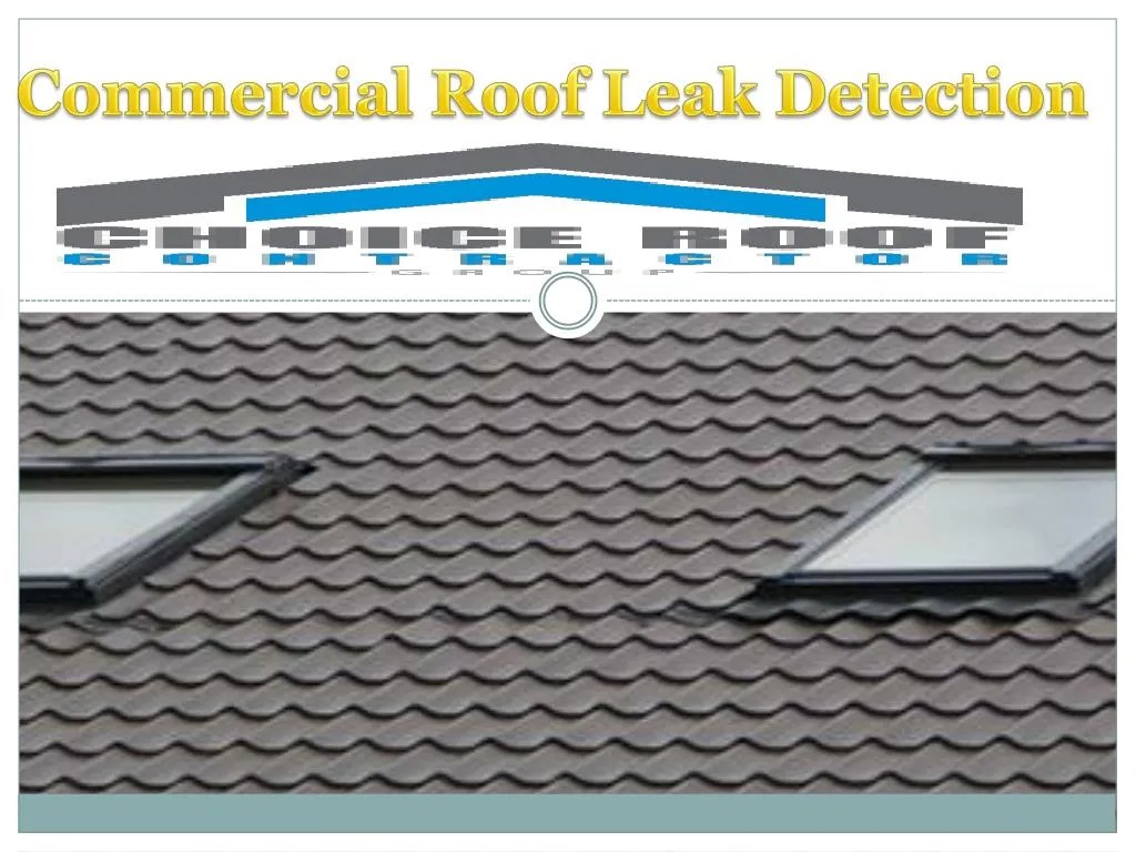 PPT Commercial Roof Leak Detection PowerPoint Presentation, free