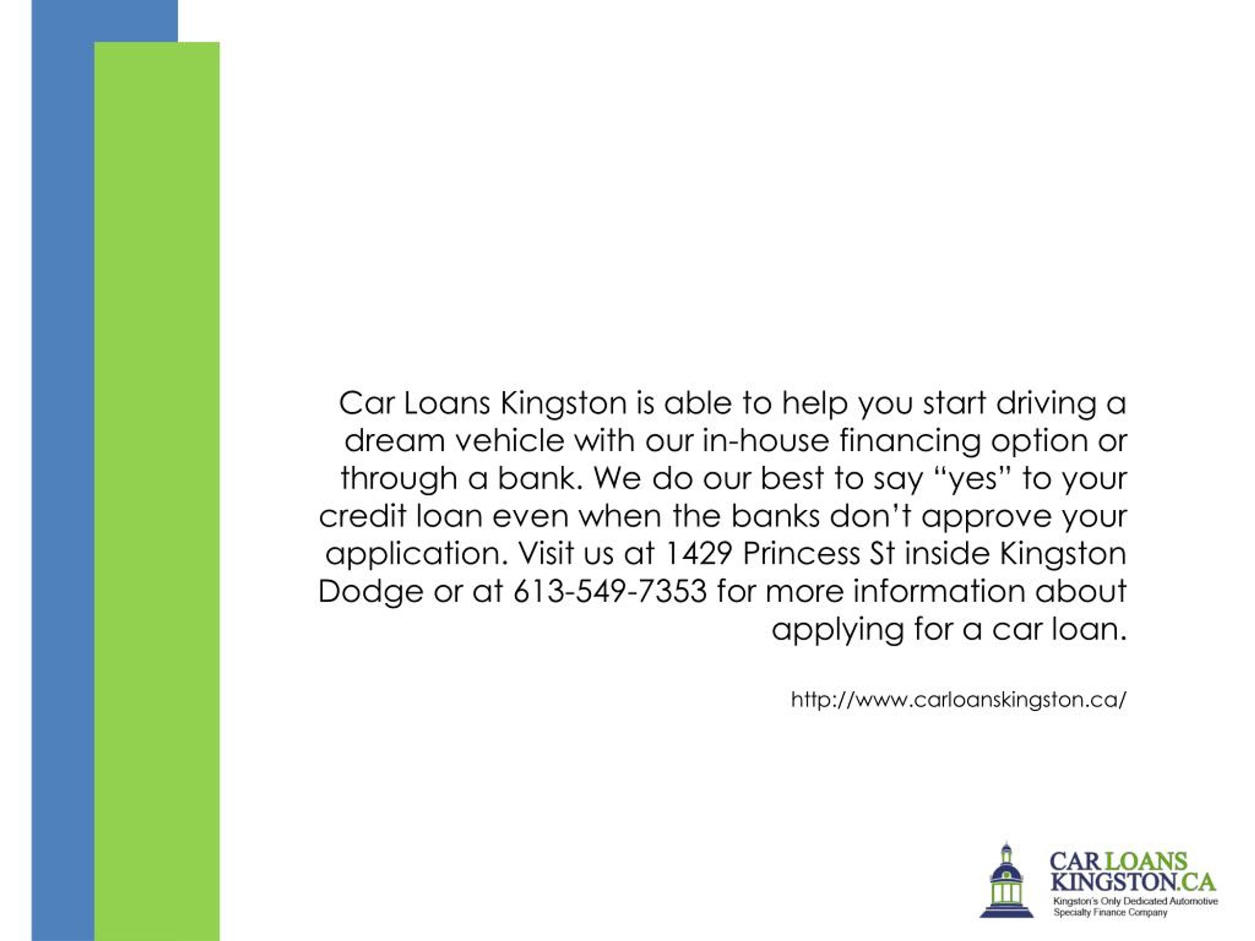 PPT Car Loan Options with a Lower Credit Score PowerPoint