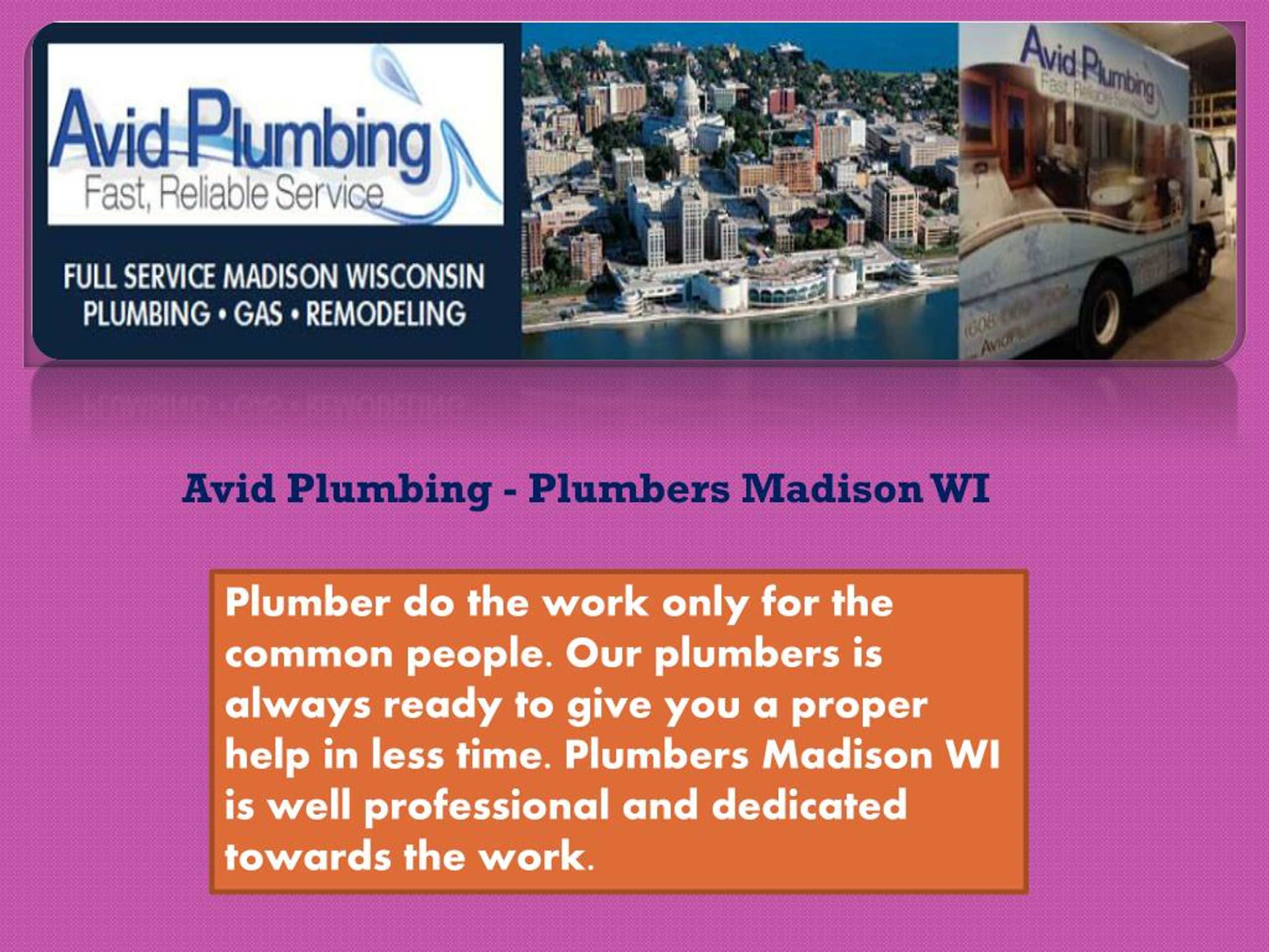 PPT Plumbers Madison WI PowerPoint Presentation, free download ID