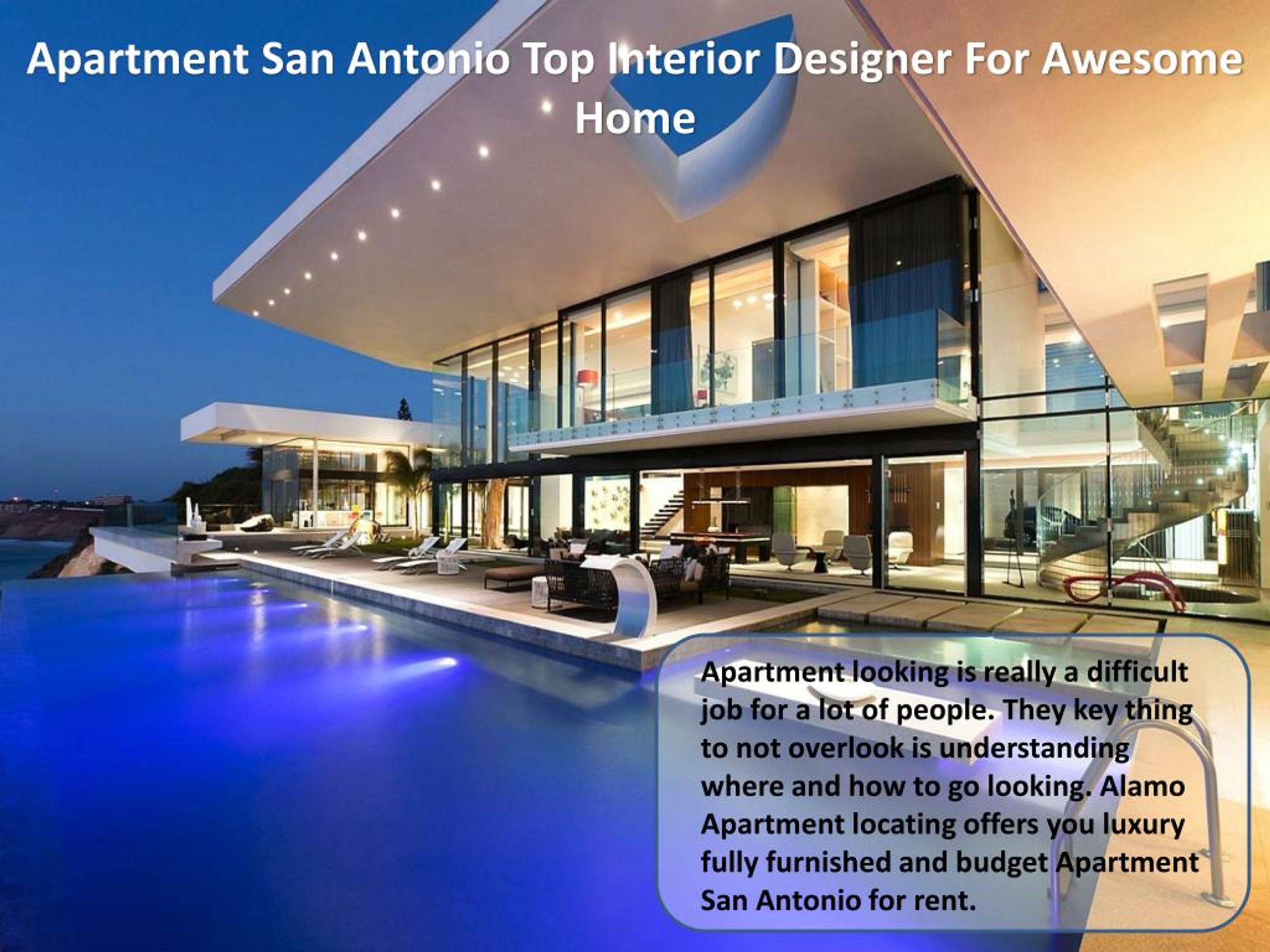 PPT The Best Idea For Is To Rent San Anotnio Apartments
