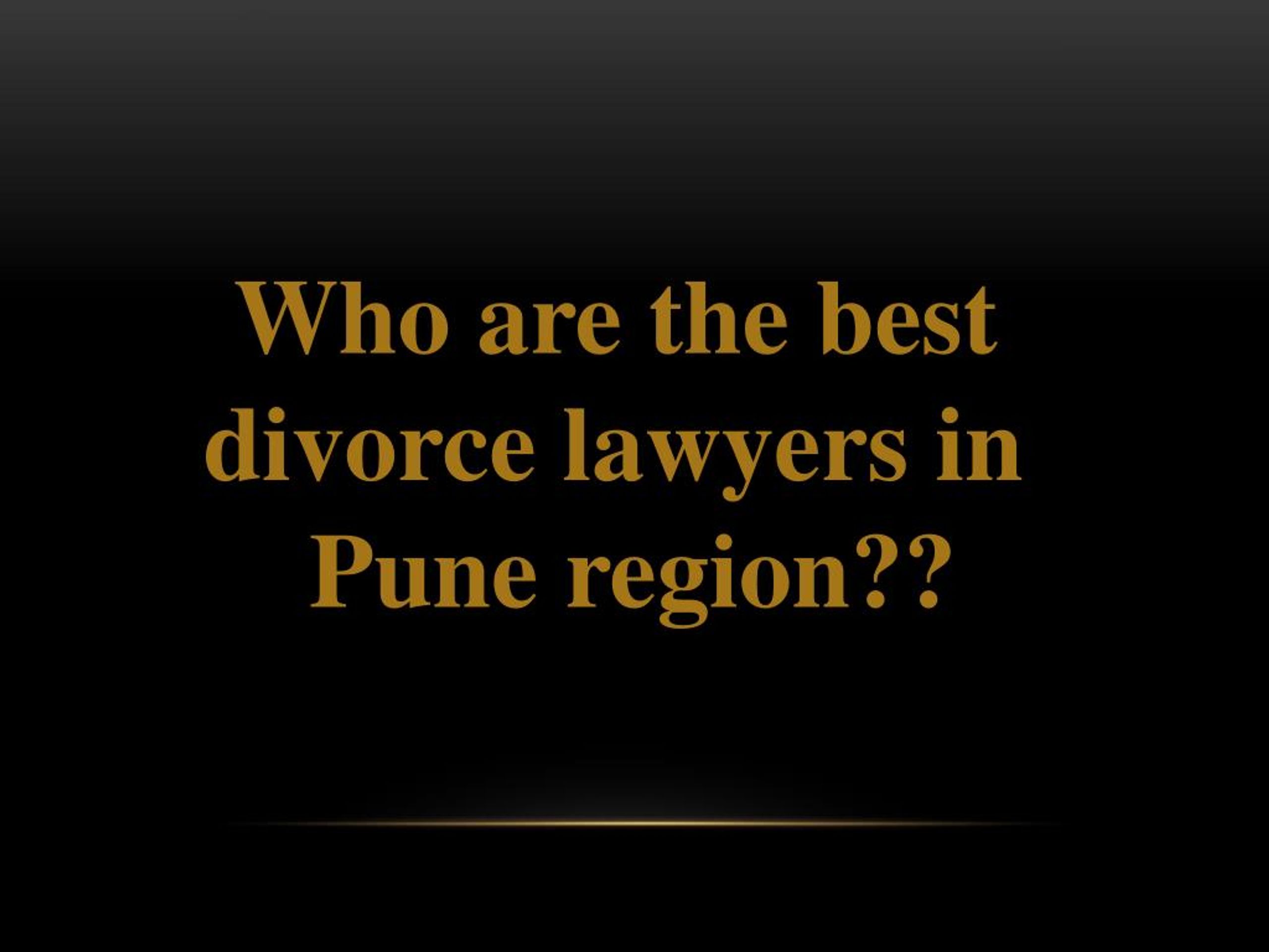 PPT Best Divorce Lawyers Pune PowerPoint Presentation, free download