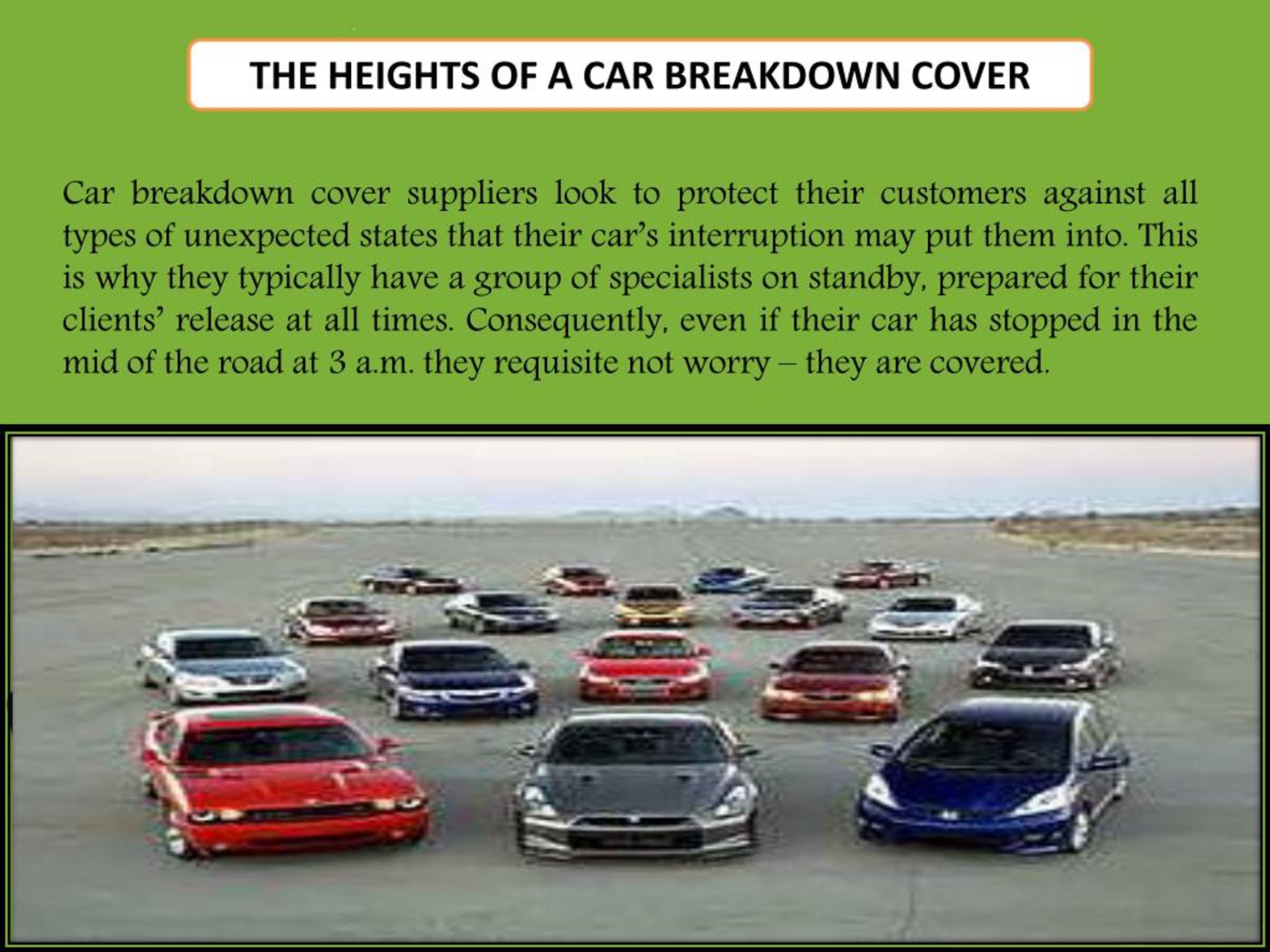 PPT CAR AND CARAVAN BREAKDOWN COVER PowerPoint Presentation, free