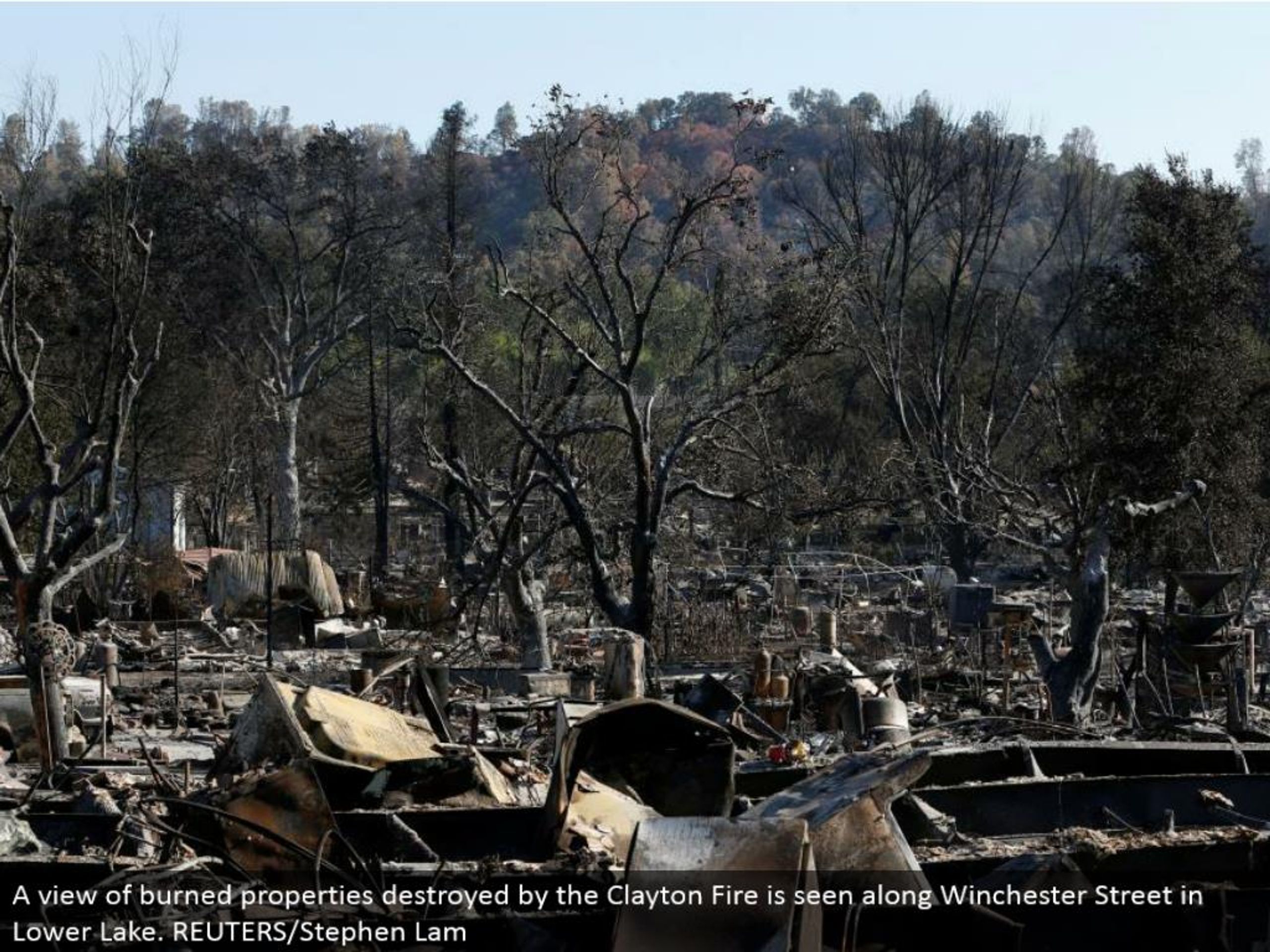 PPT California's Clayton Fire PowerPoint Presentation, free download