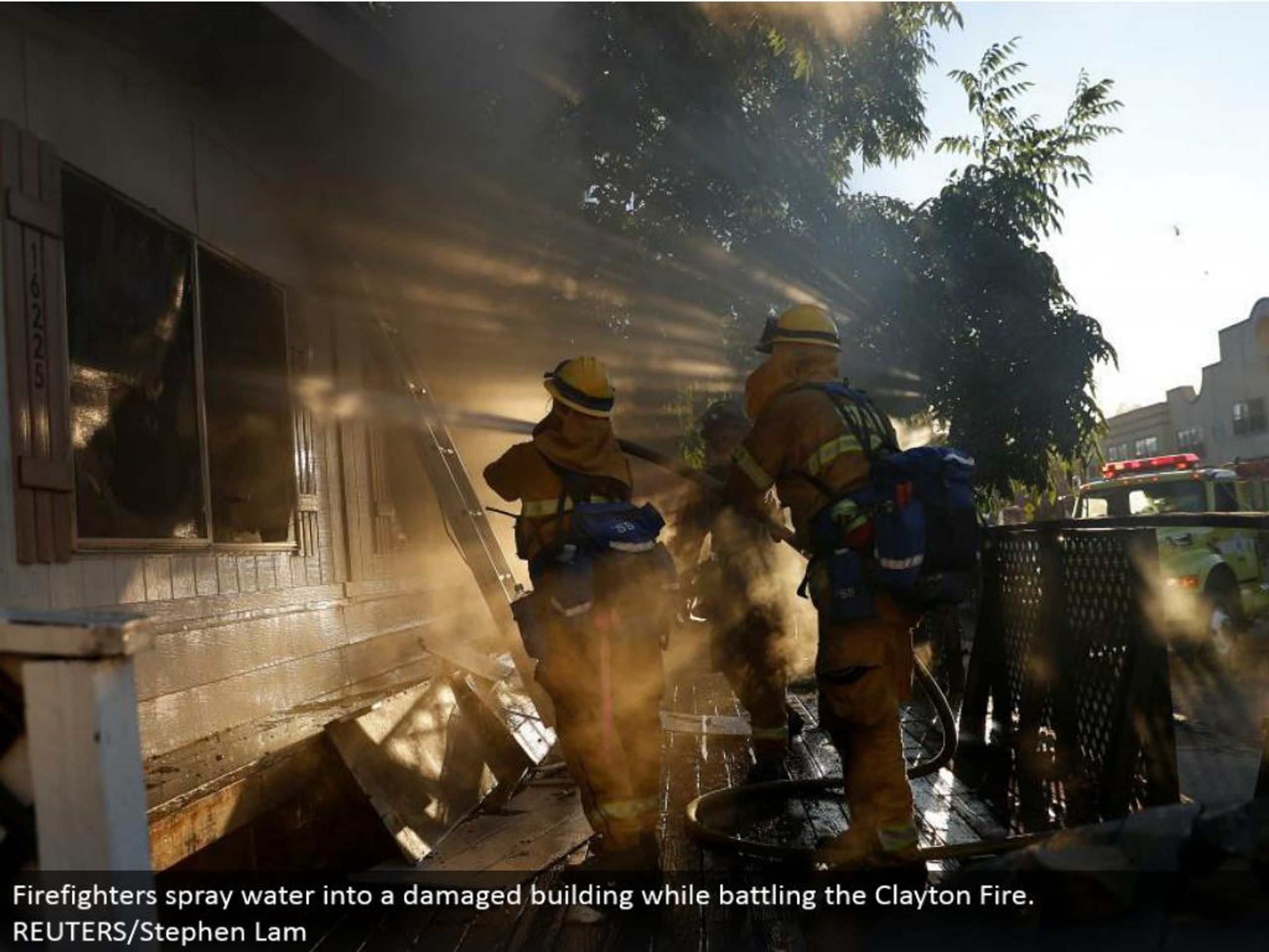 PPT California's Clayton Fire PowerPoint Presentation, free download