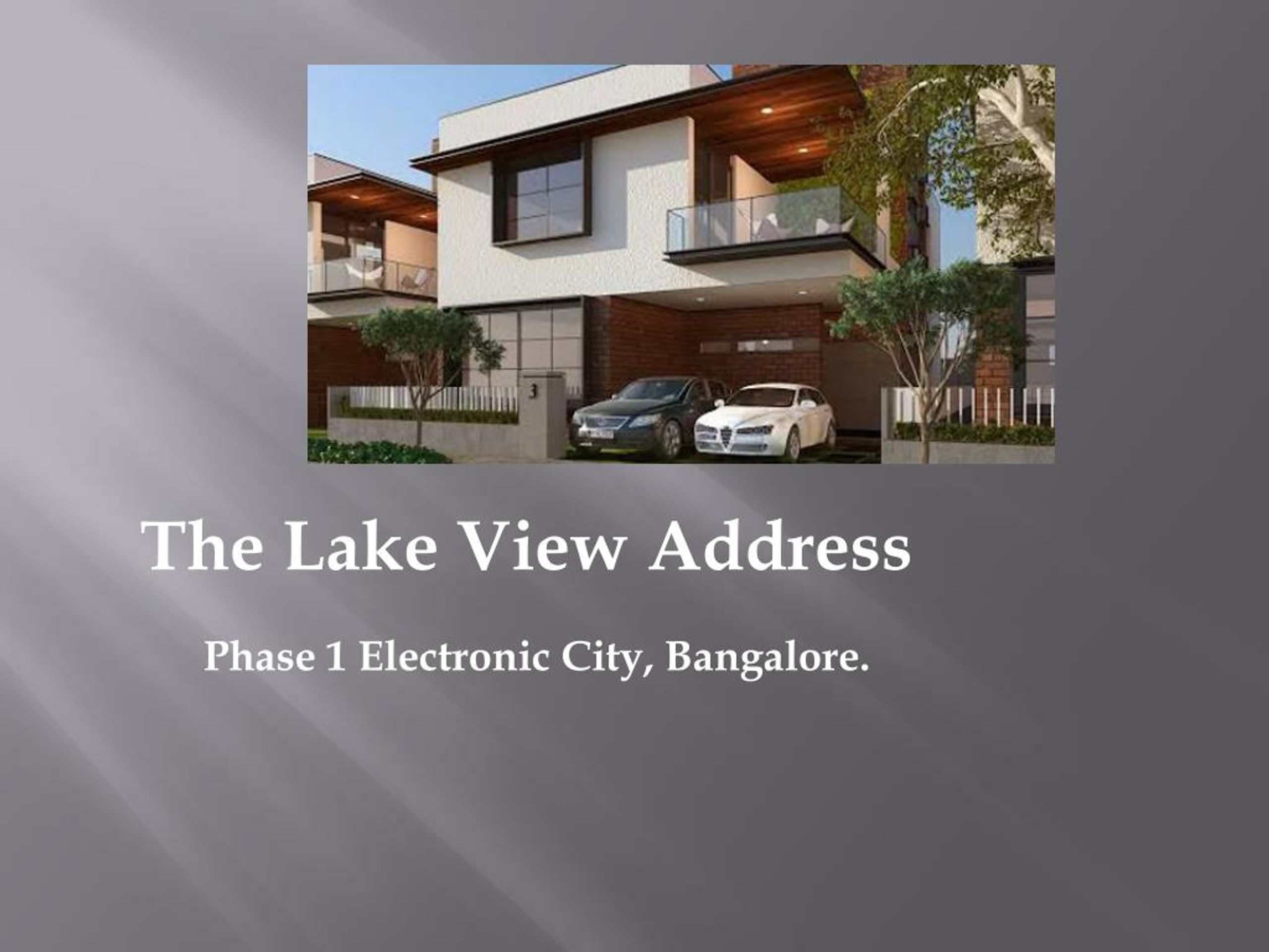 PPT The Lake View Address Electronic City Bangalore PowerPoint