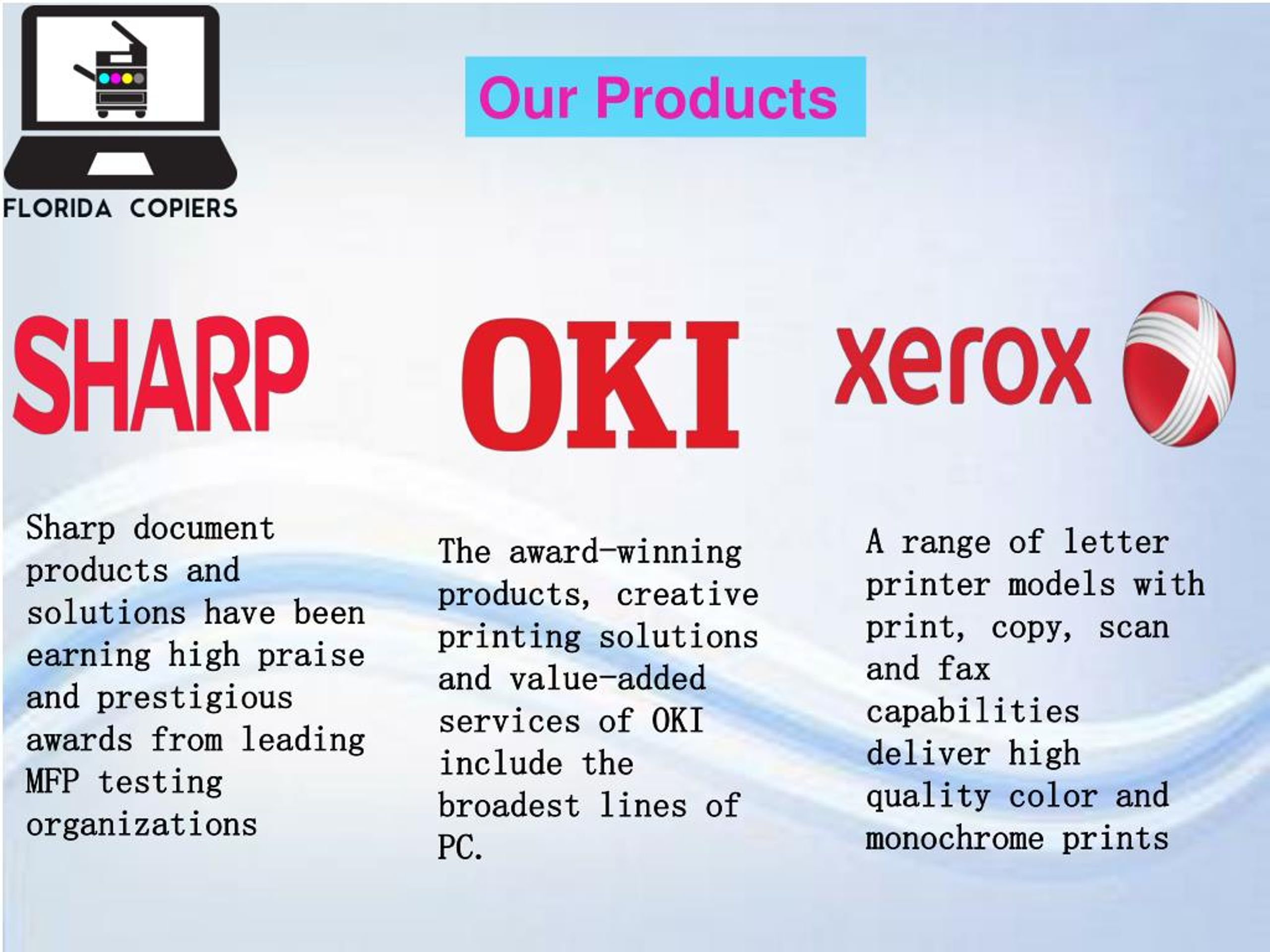 PPT Florida Copiers Document Systems PowerPoint Presentation, free