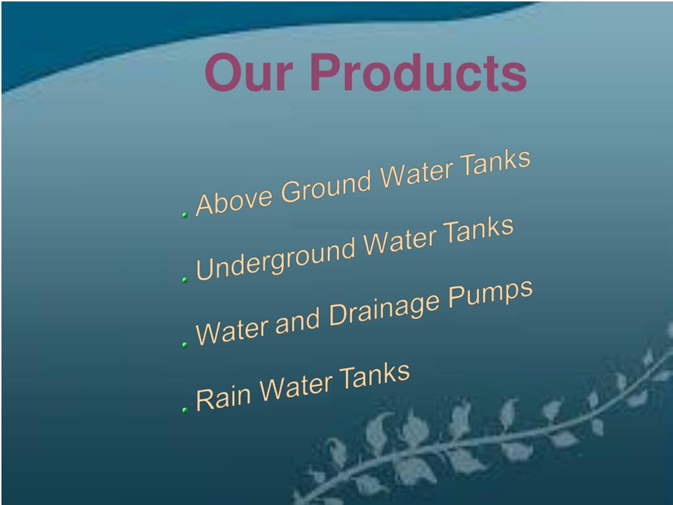 PPT Sydney Water tanks PowerPoint Presentation, free download ID