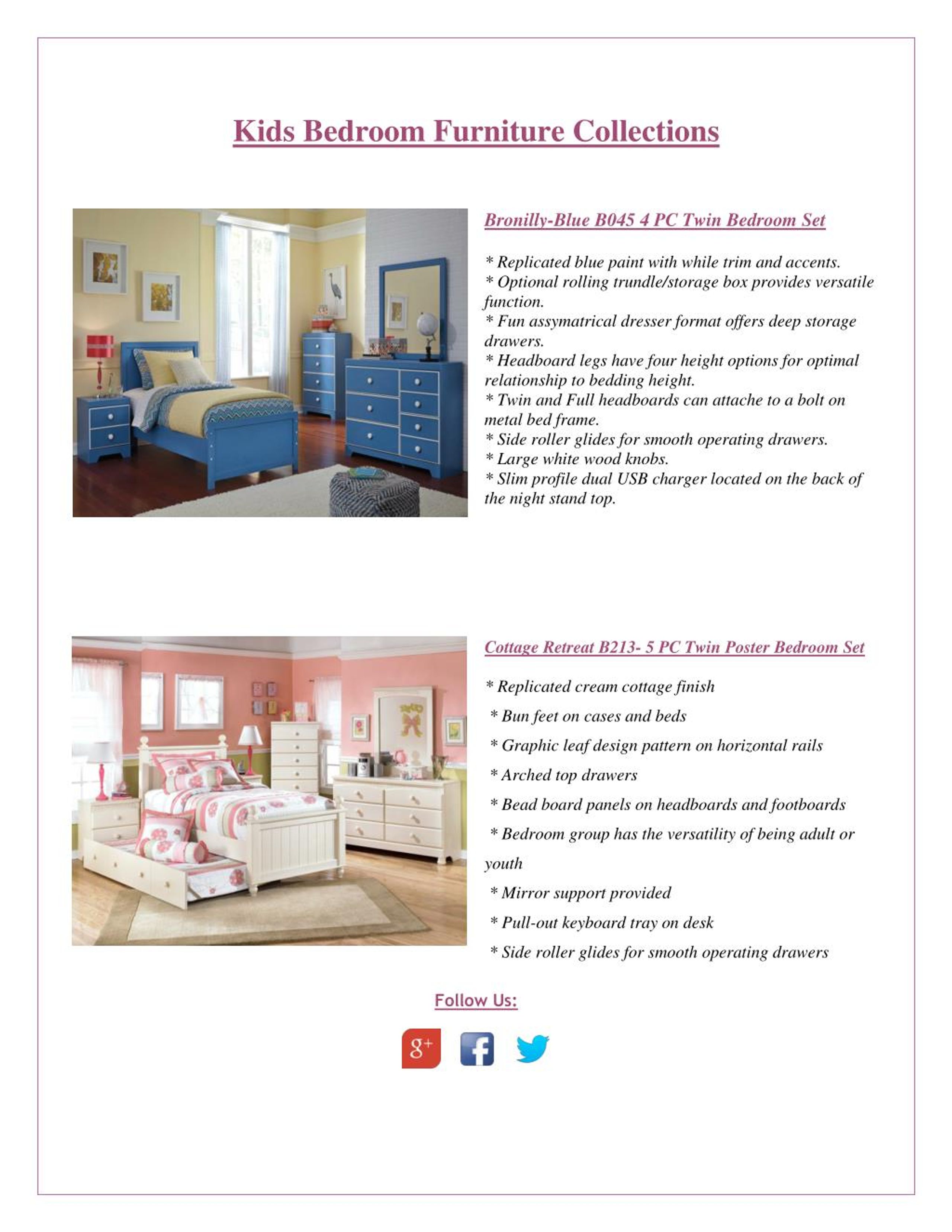 PPT Stylish Kids Bedroom Furniture at Leon Furniture Store in