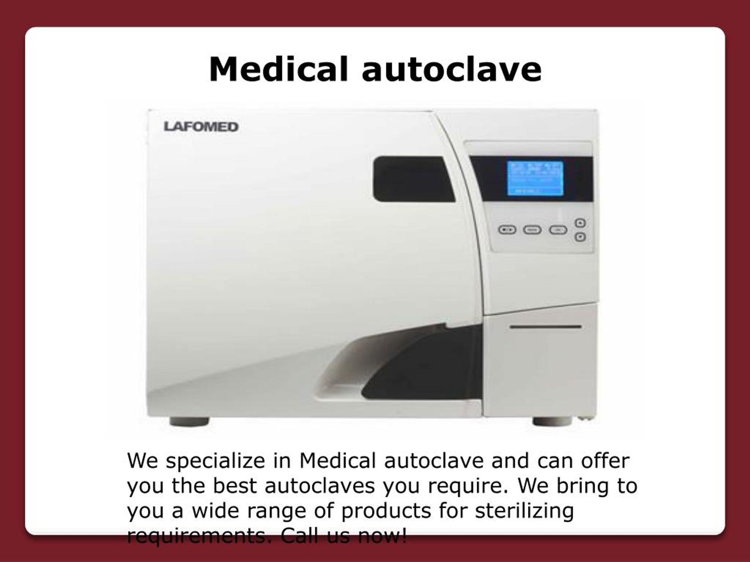 PPT Autoclave supplier PowerPoint Presentation, free download ID7391248