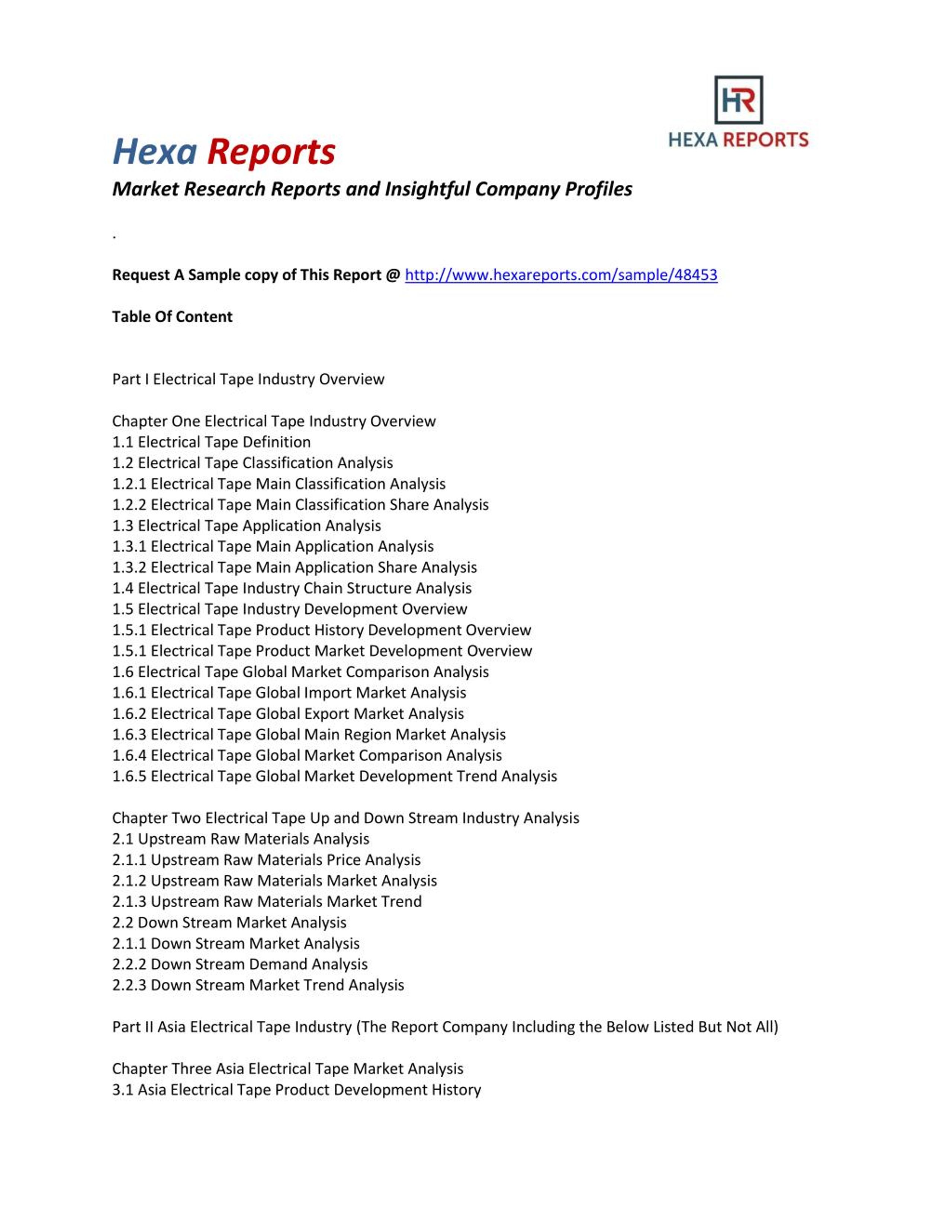 PPT Electrical Tape Market Share, Size, Overview, Outlook and