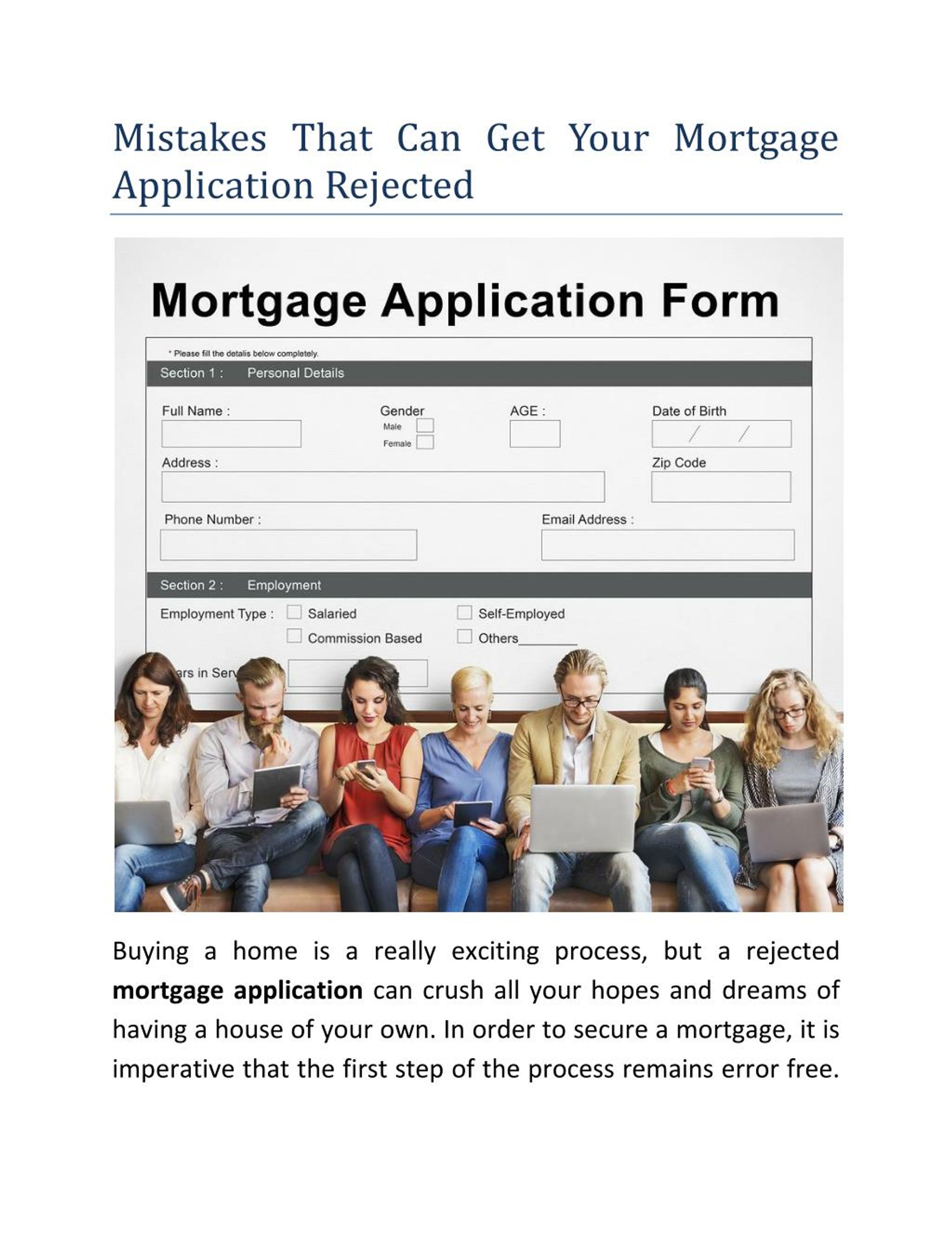 PPT Mistakes That Can Get Your Mortgage Application Rejected