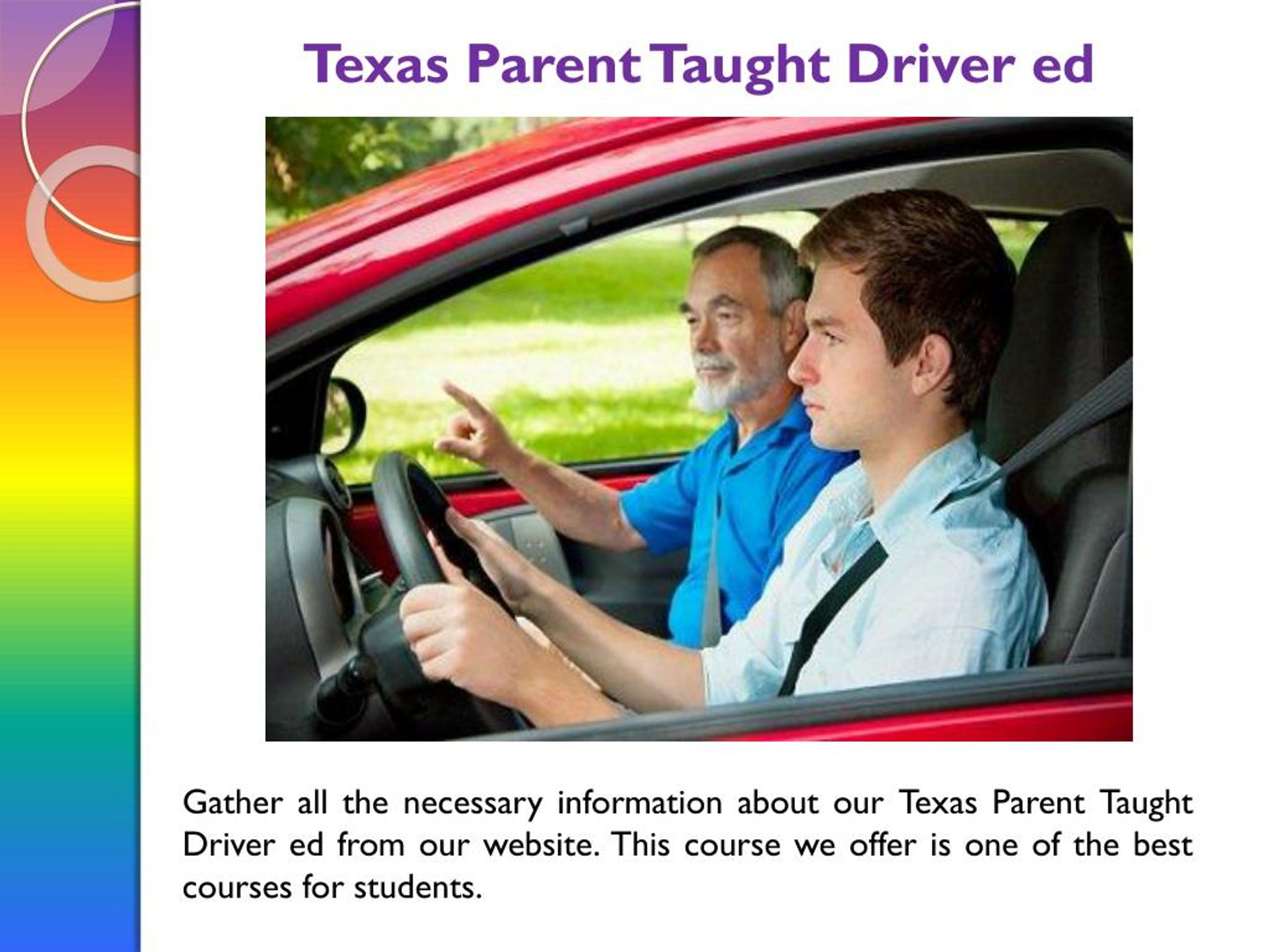 PPT Online Parent Taught Driver ed PowerPoint Presentation, free