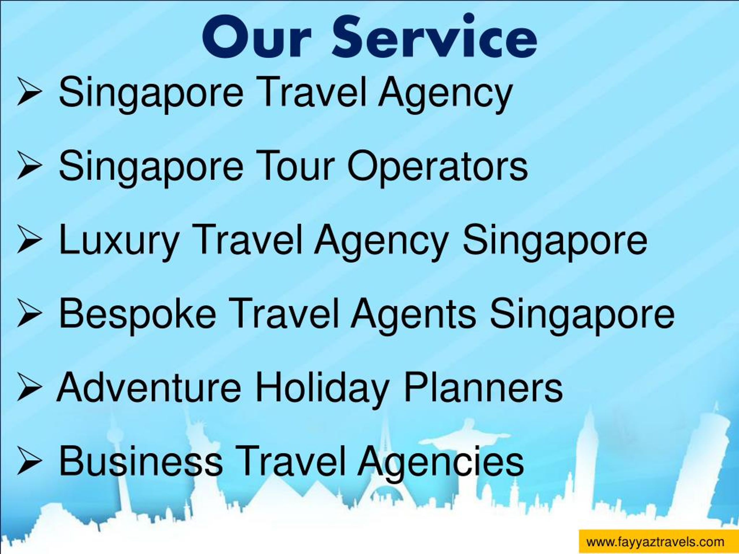 PPT Best & Luxury Travel Agency from Singapore PowerPoint