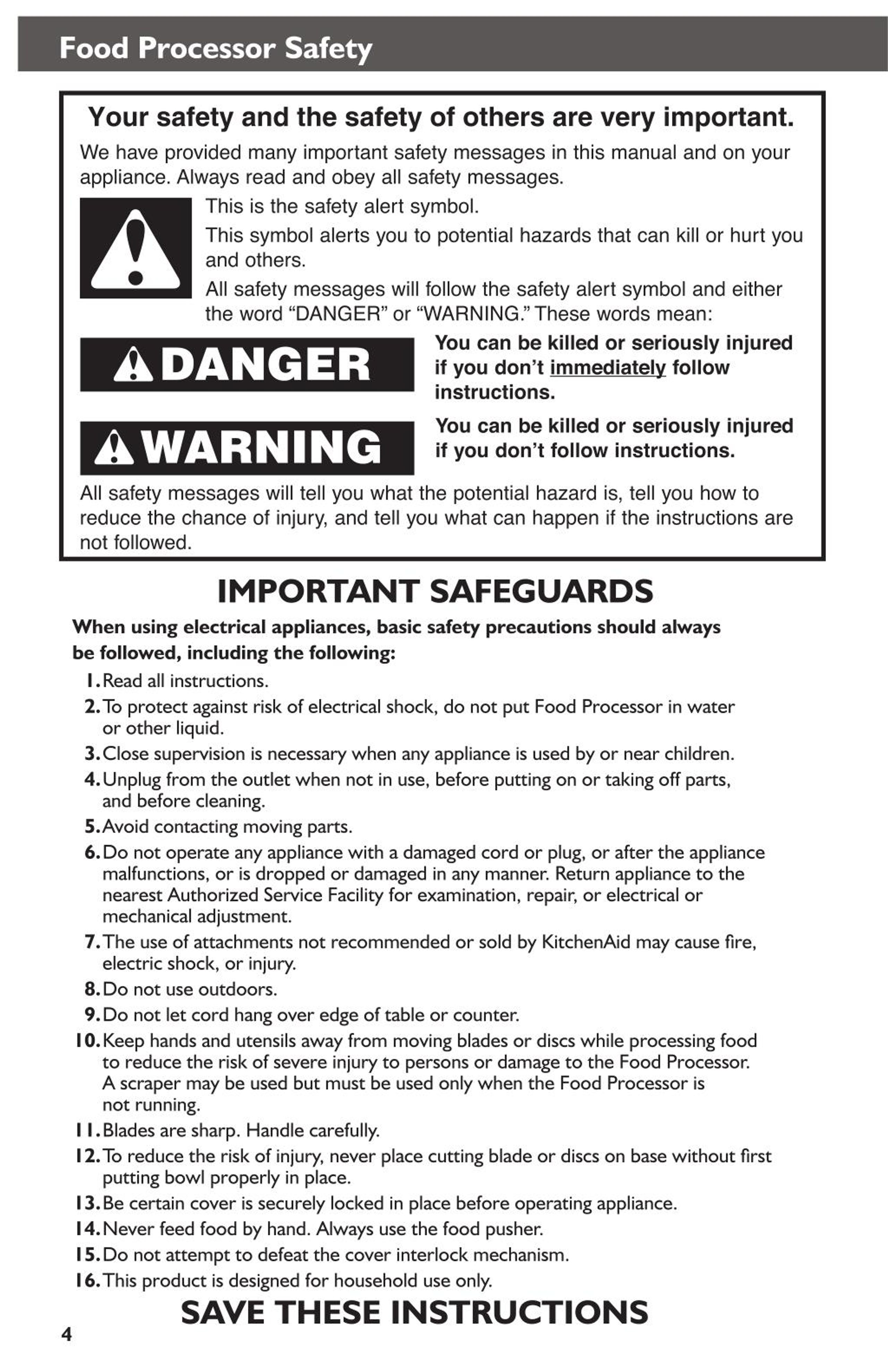 PPT KitchenAid® 13Cup Food Processor Manual PowerPoint Presentation