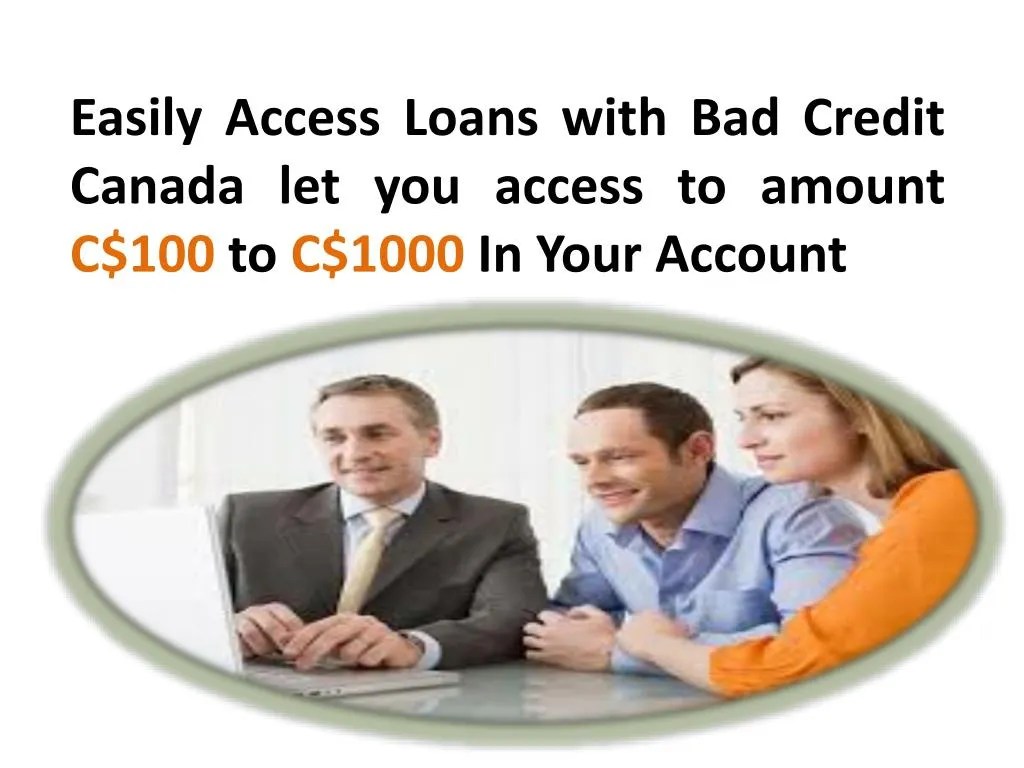 PPT Online Loans with Bad Credit A Bright Fast Cash Opportunity for