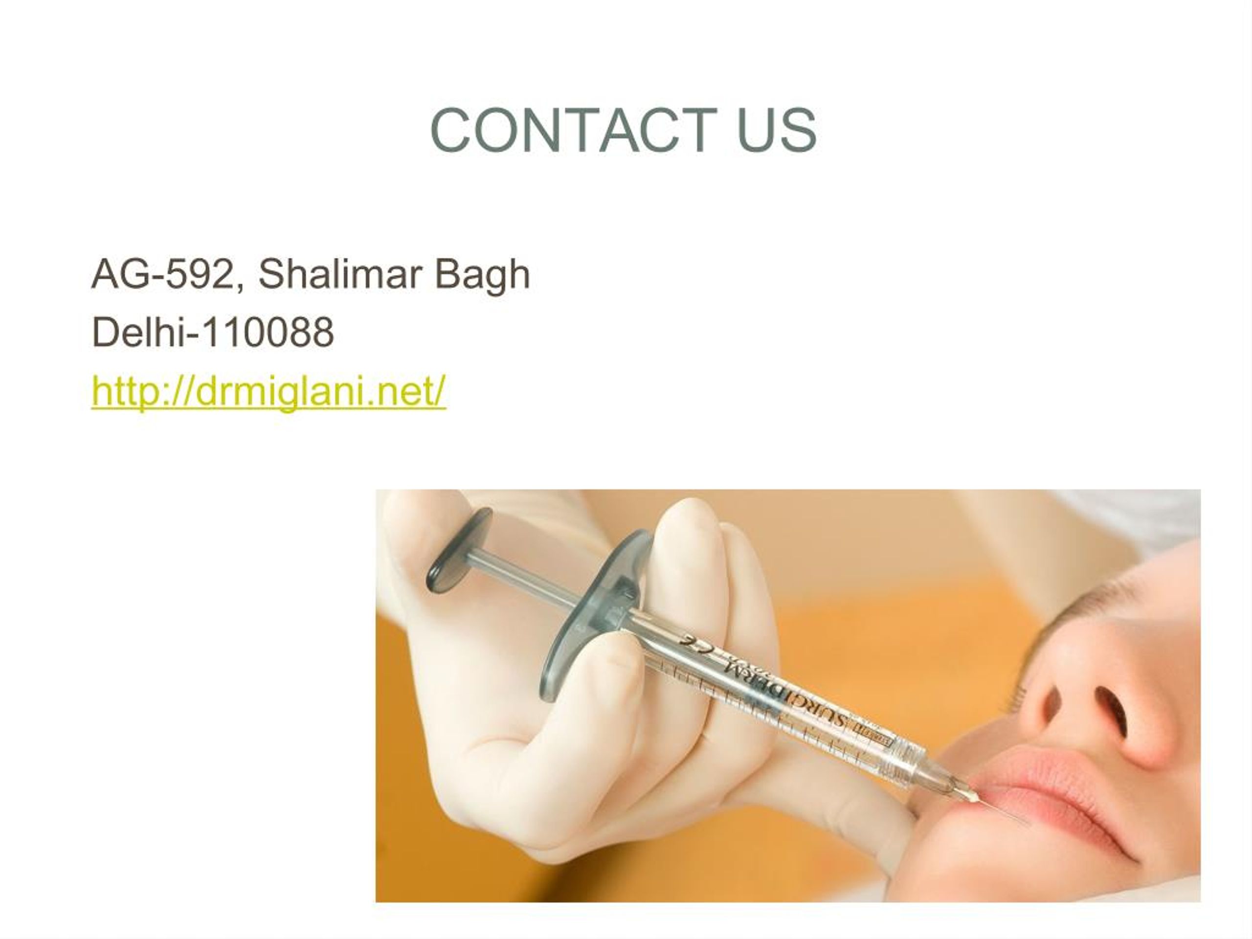 PPT Dr Miglani Cosmetic Centre PowerPoint Presentation, free download