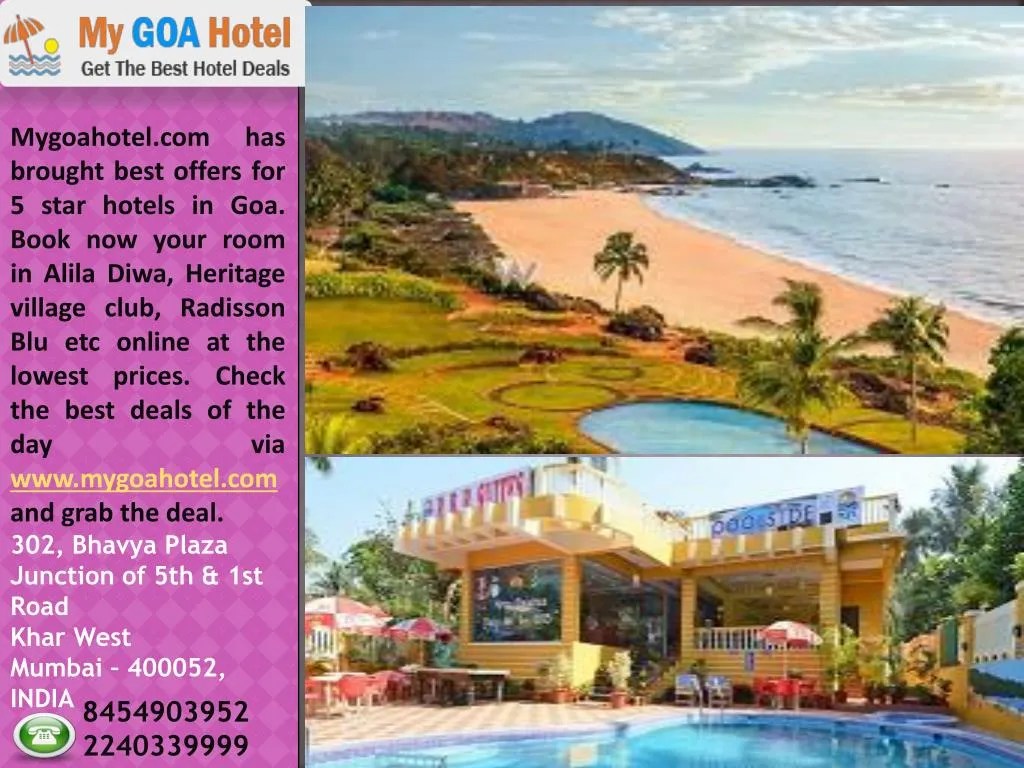 PPT Best Deals on Goa Hotels and Resort PowerPoint Presentation, free
