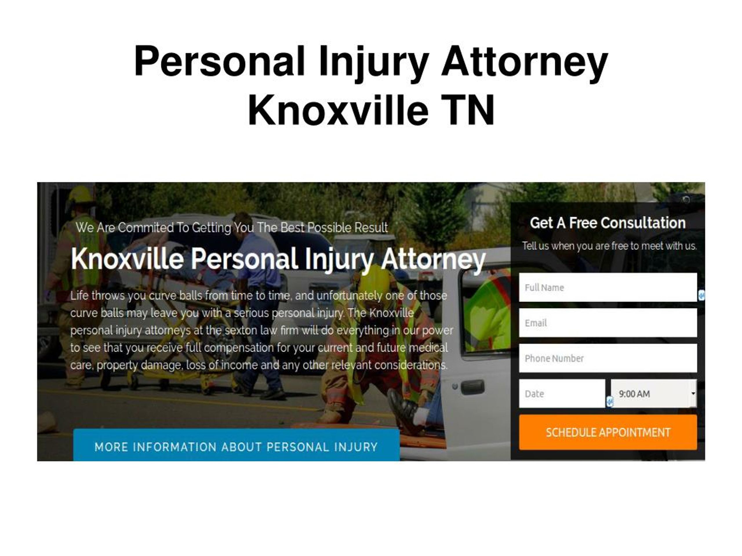 PPT Personal Injury Attorney Knoxville TN PowerPoint Presentation