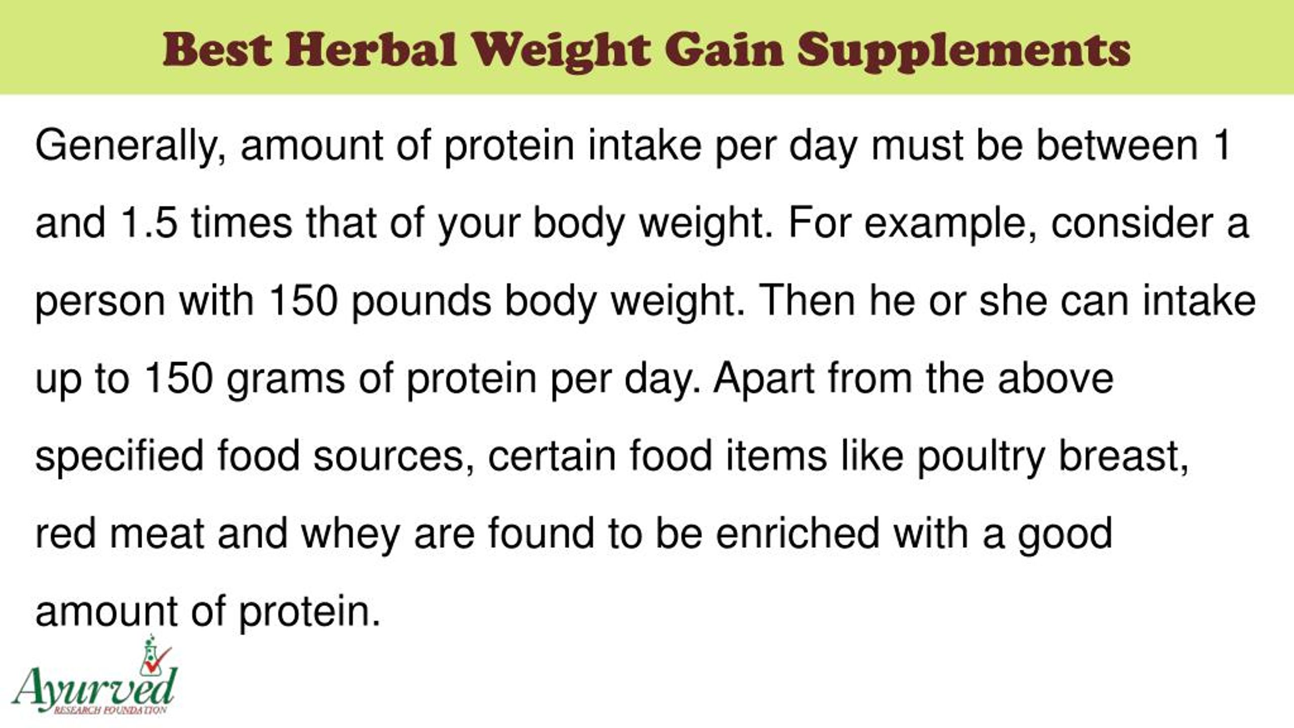 PPT Best Herbal Weight Gain Supplements For Muscle Building PowerPoint Presentation ID7396686