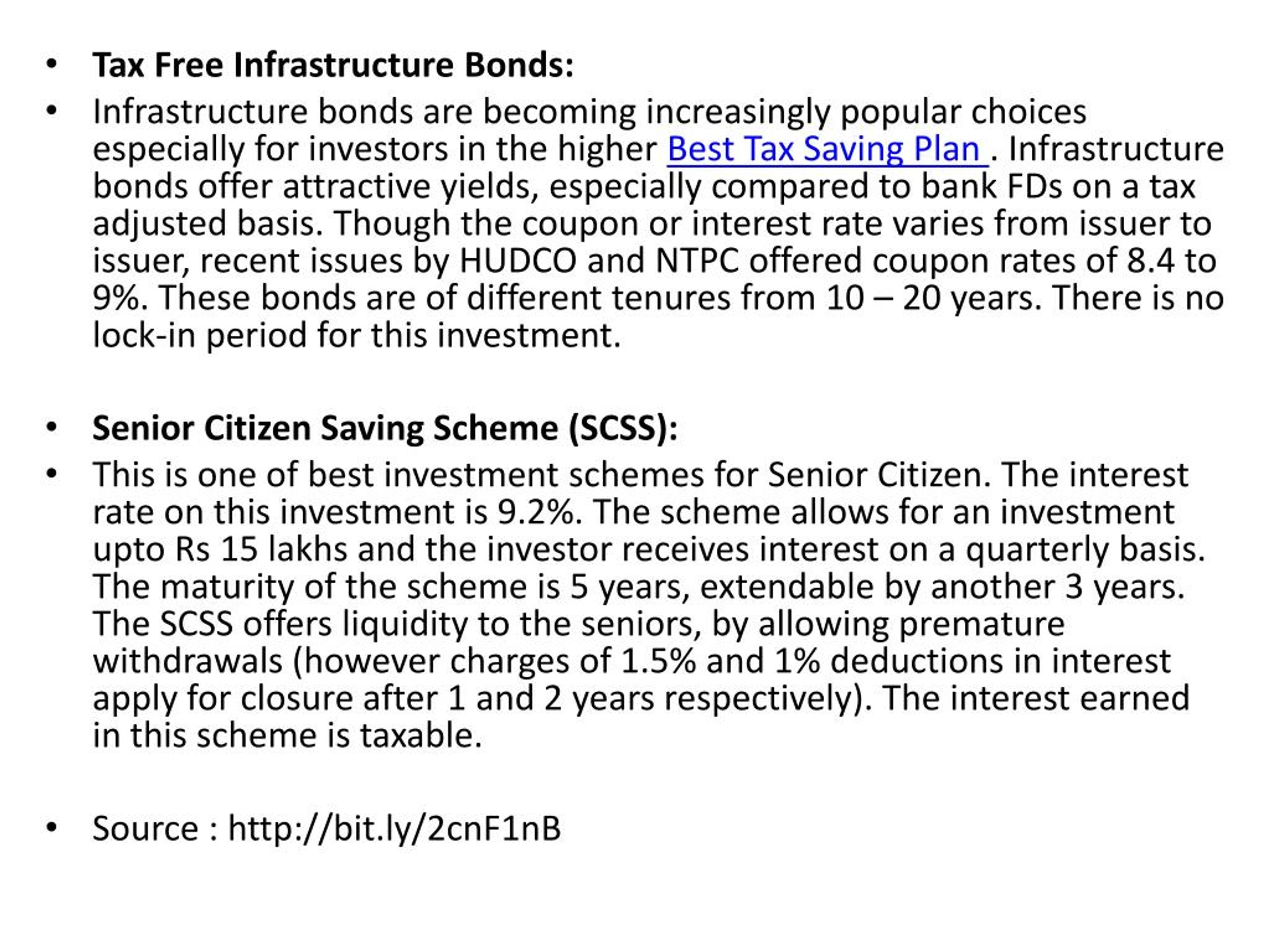 PPT Best Tax Saving Investment options In India for 2018 PowerPoint