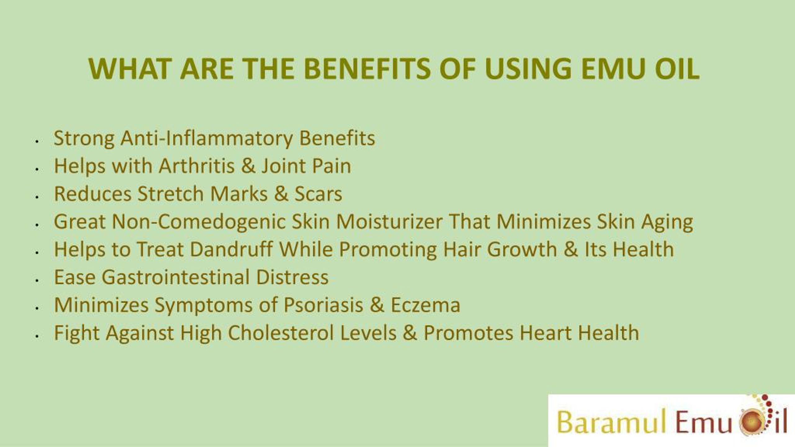 PPT Benefits of Emu Oil PowerPoint Presentation, free download ID
