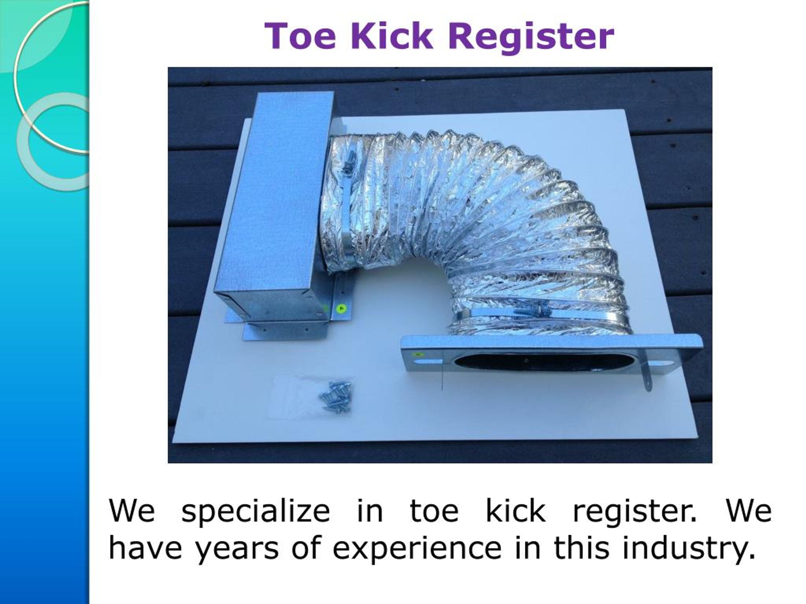 PPT Toe Kick PowerPoint Presentation, free download ID7399447