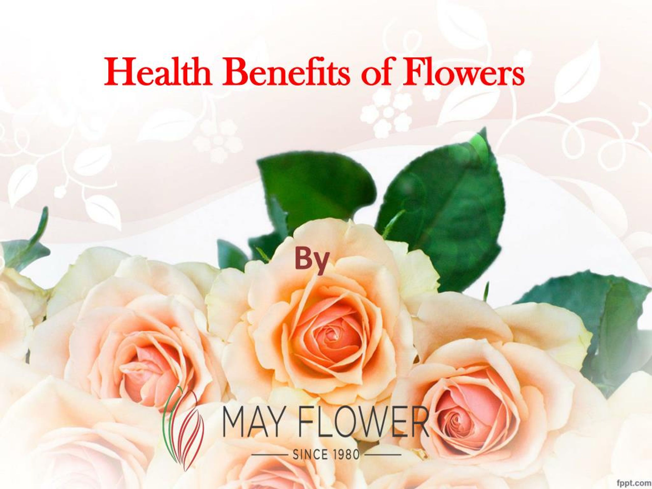 PPT Health benefits of flowers PowerPoint Presentation, free download