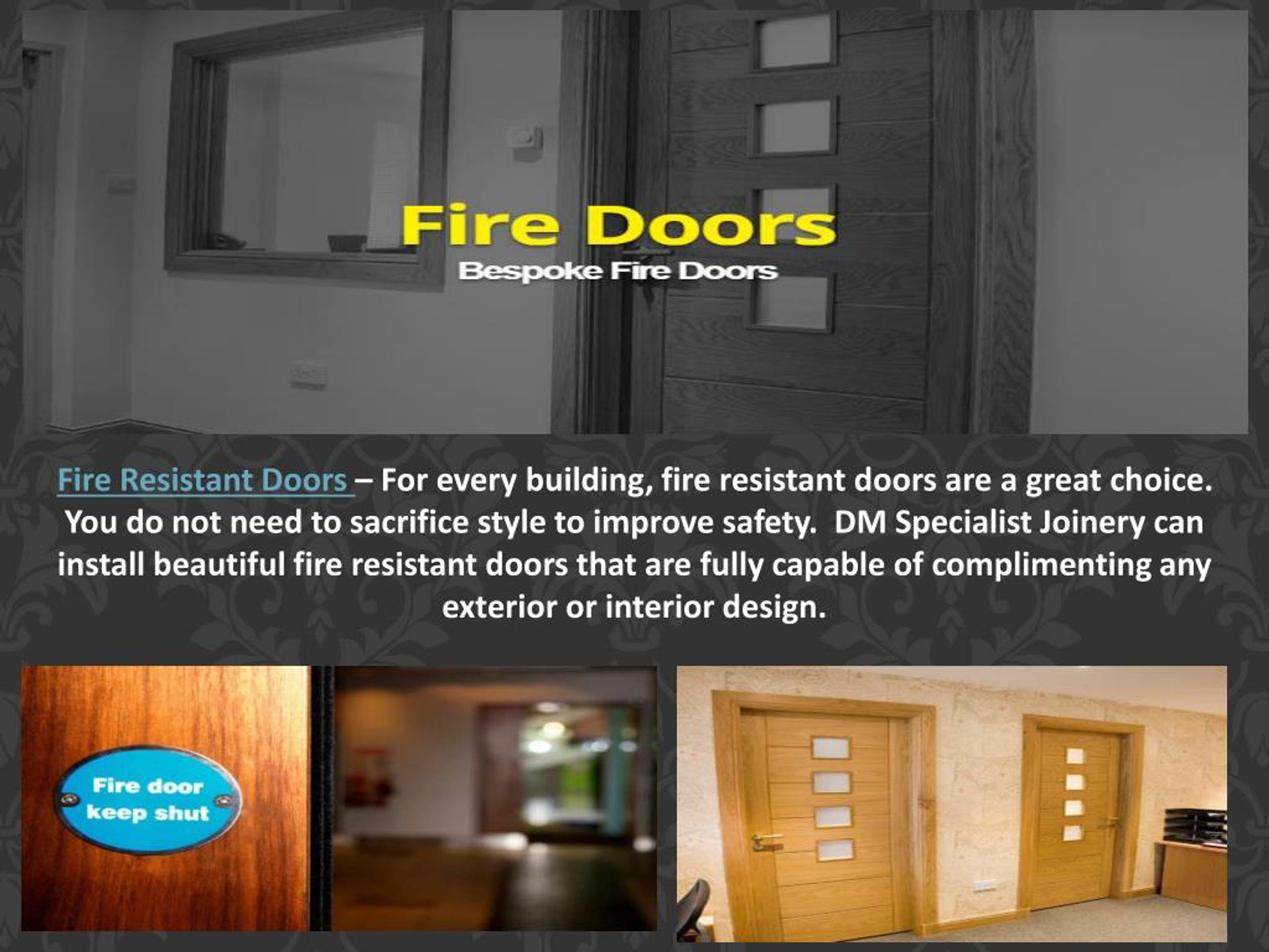 PPT Fire Resistant Doors PowerPoint Presentation, free download ID