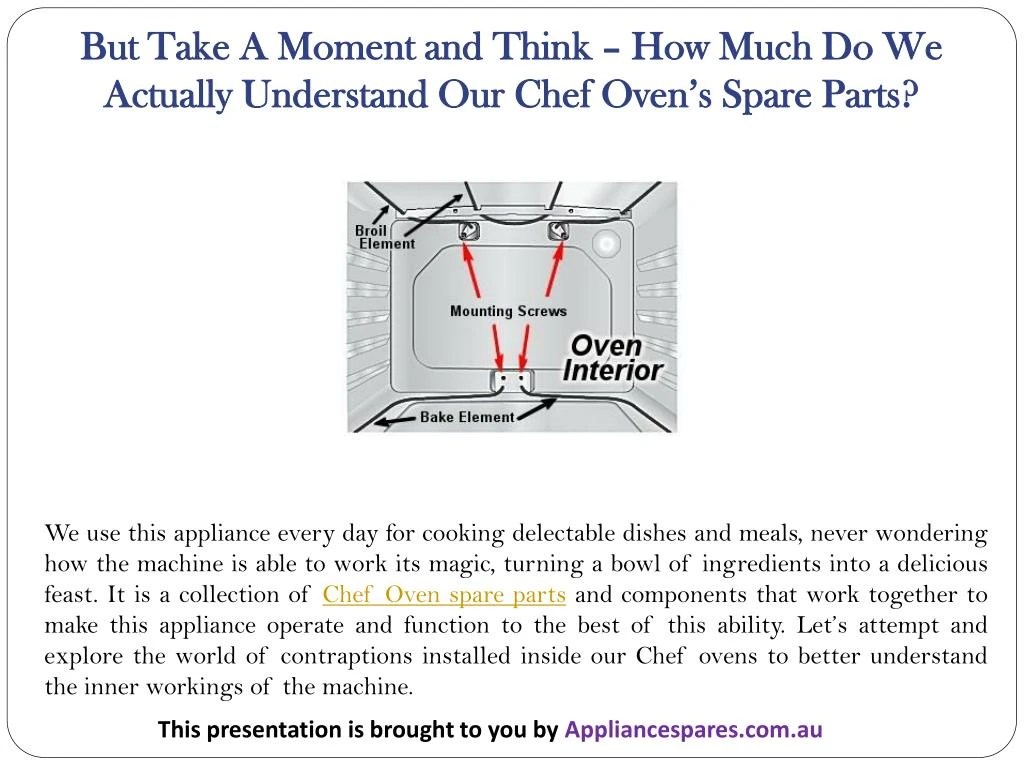 PPT An AllInclusive Guide to Chef Oven Spare Parts and Components