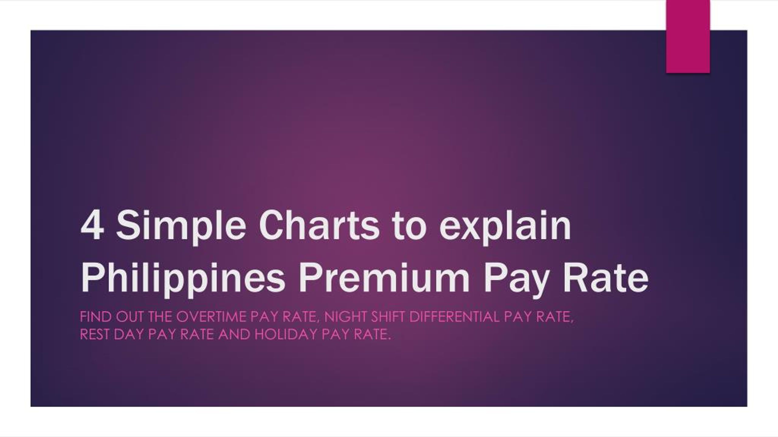 PPT Philippines Premium Pay Rate PowerPoint Presentation, free