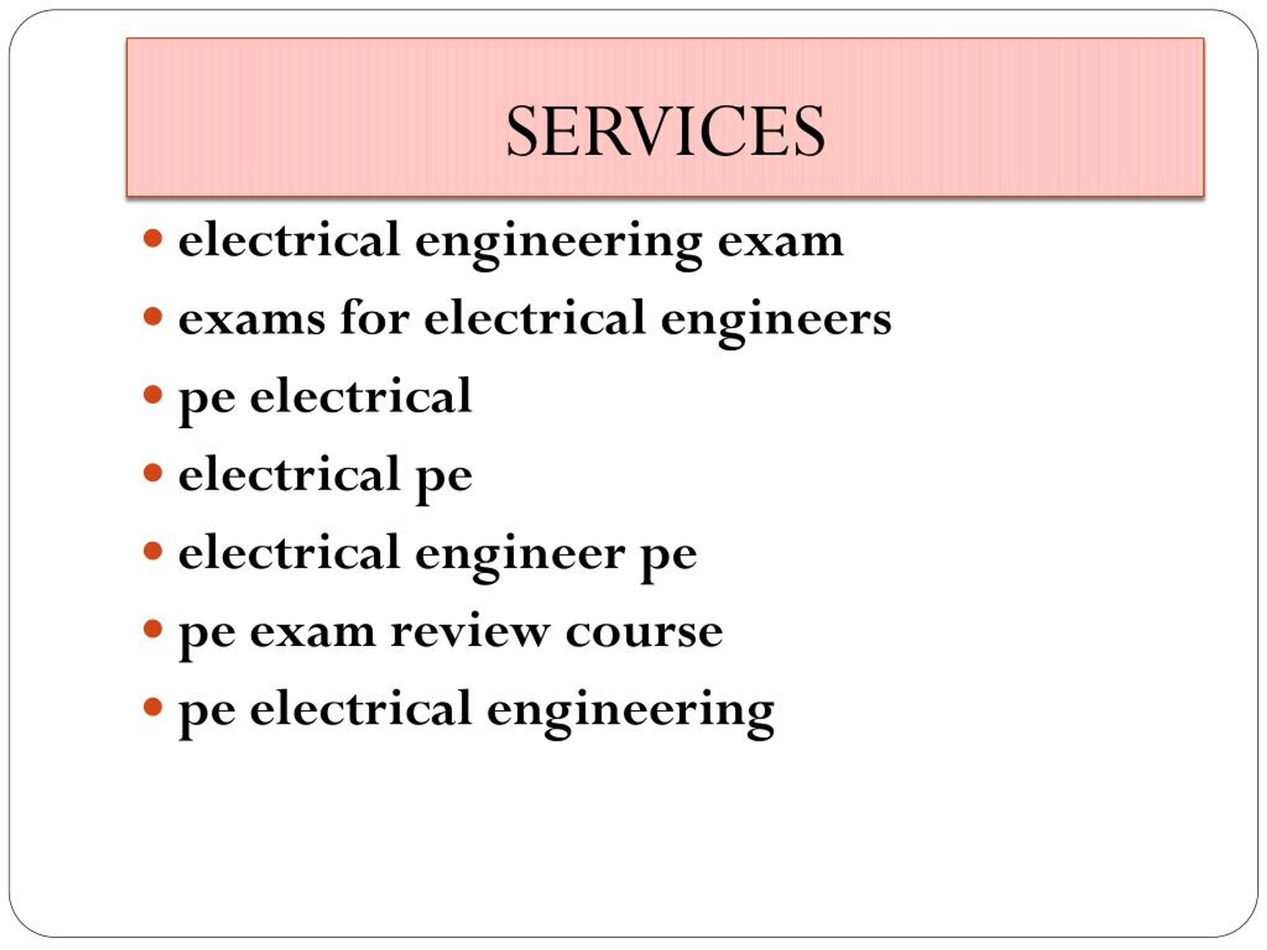 PPT pe exam for electrical engineering PowerPoint Presentation, free