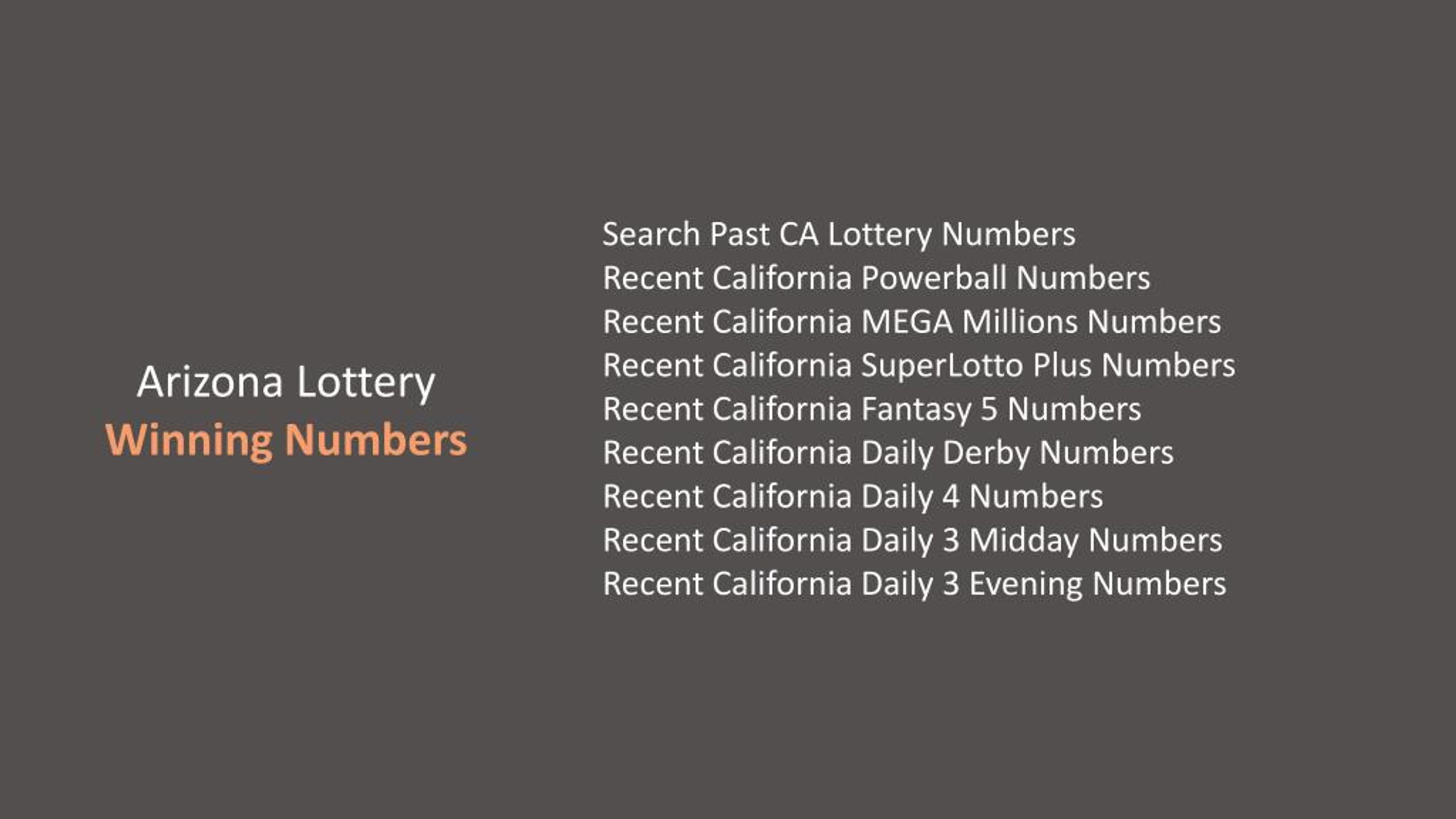 PPT California Lottery, CA Lotto Information, Contact, Drawing Schedule, site PowerPoint
