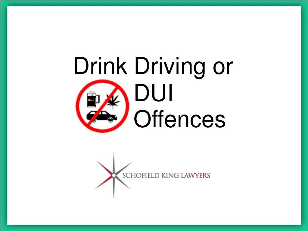 PPT Drink Driving Offences PowerPoint Presentation, free download