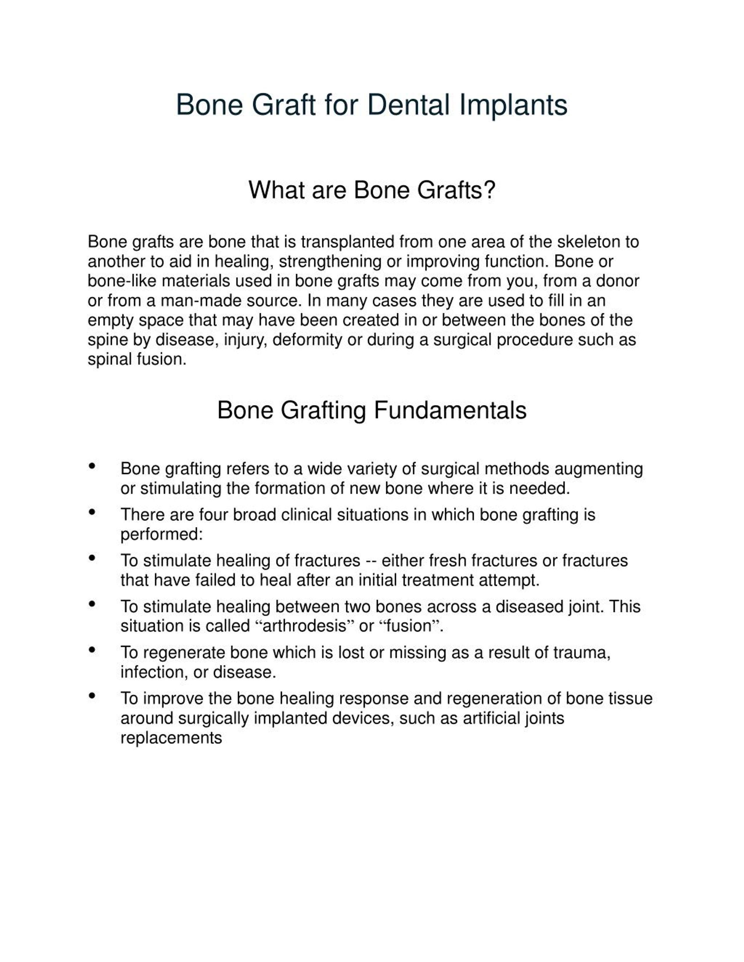 PPT Bone graft for dental implants PowerPoint Presentation, free