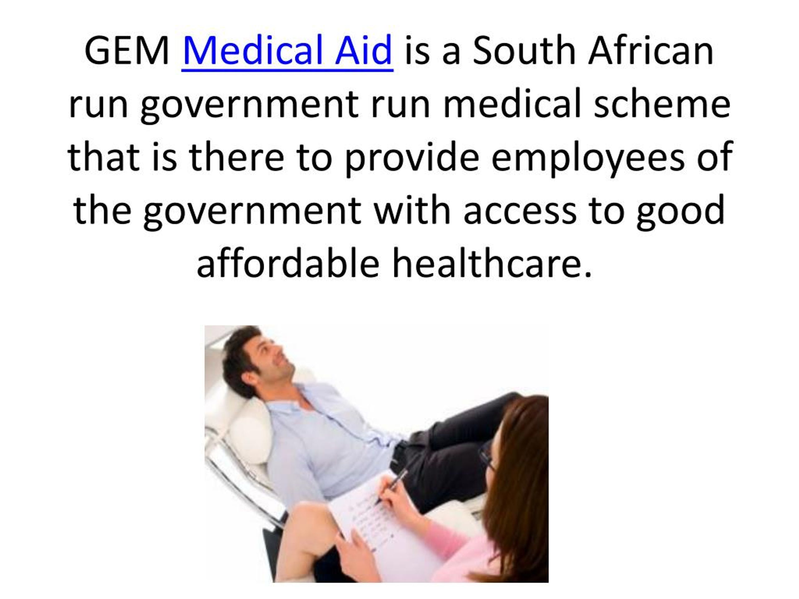 PPT Get gem medical aid in south africa PowerPoint Presentation, free