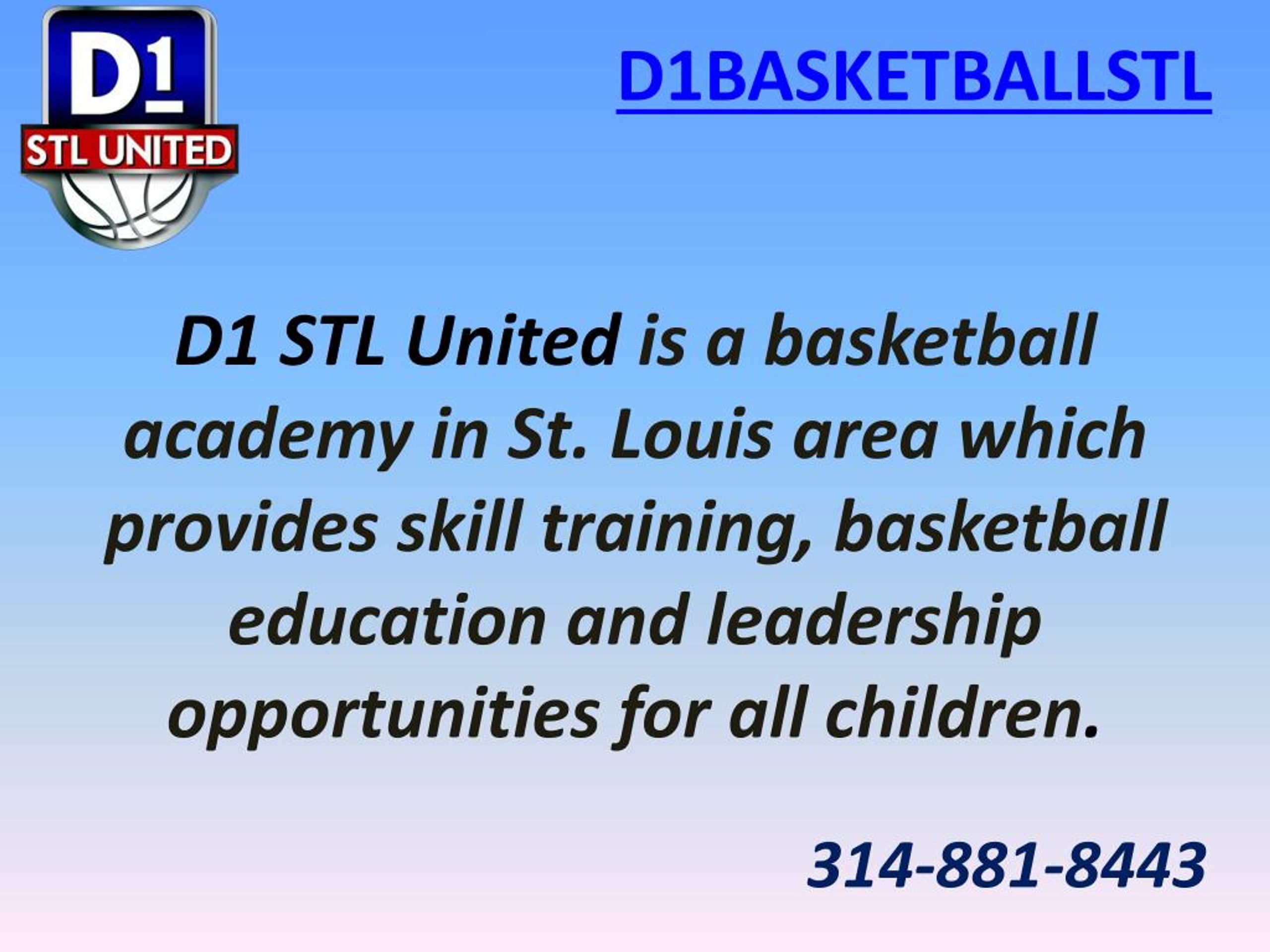 PPT Best Basketball Campus for premier Training D1 UNITED STL