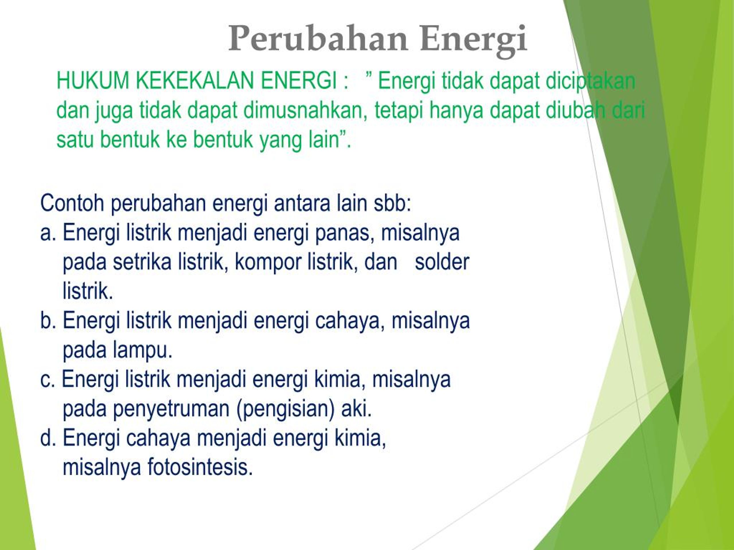 Ketika Minyak Tanah Dibakar Dalam Kompor Terjadi Perubahan Energi Amat