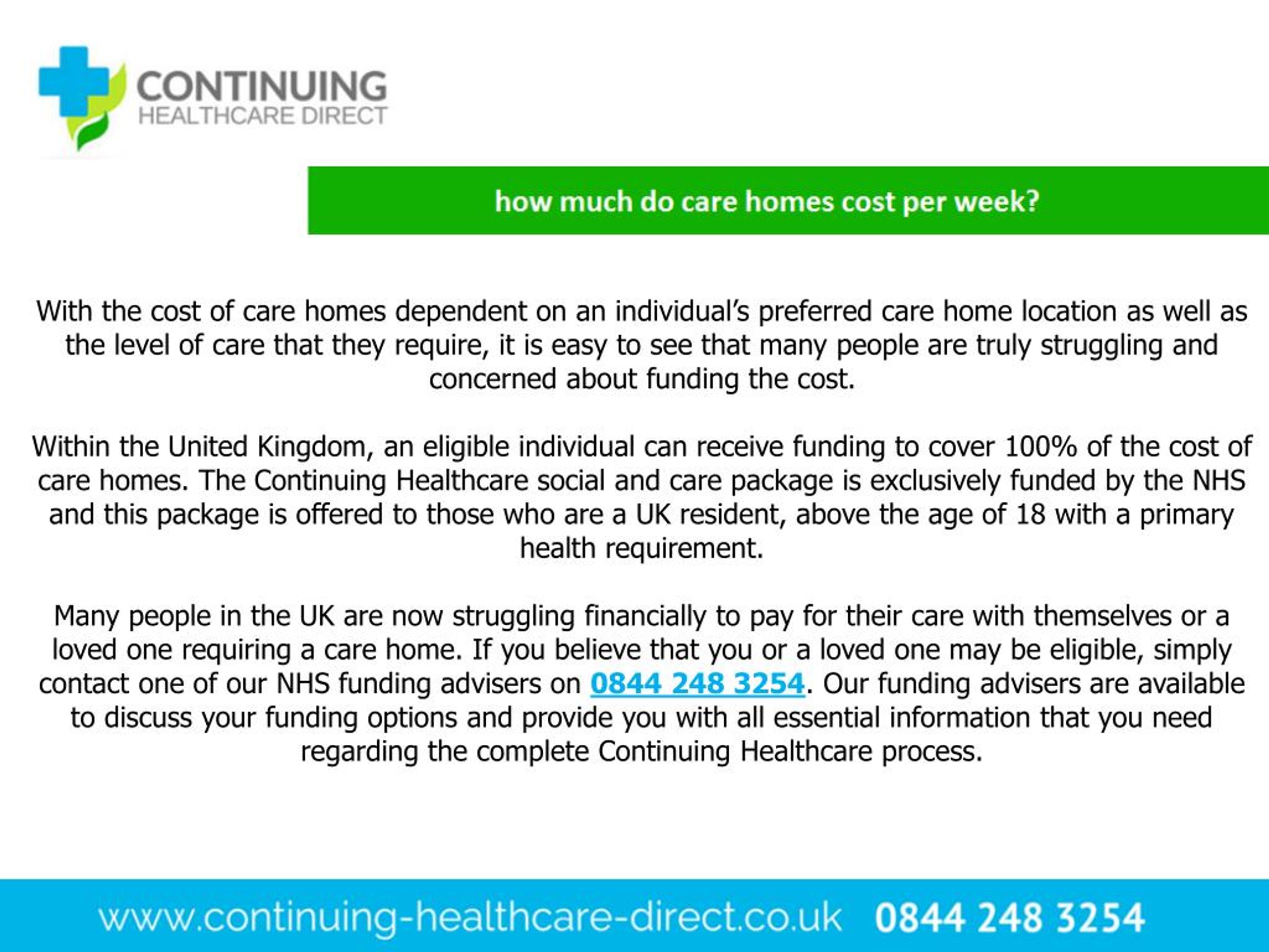PPT How much do care homes cost per week? PowerPoint Presentation
