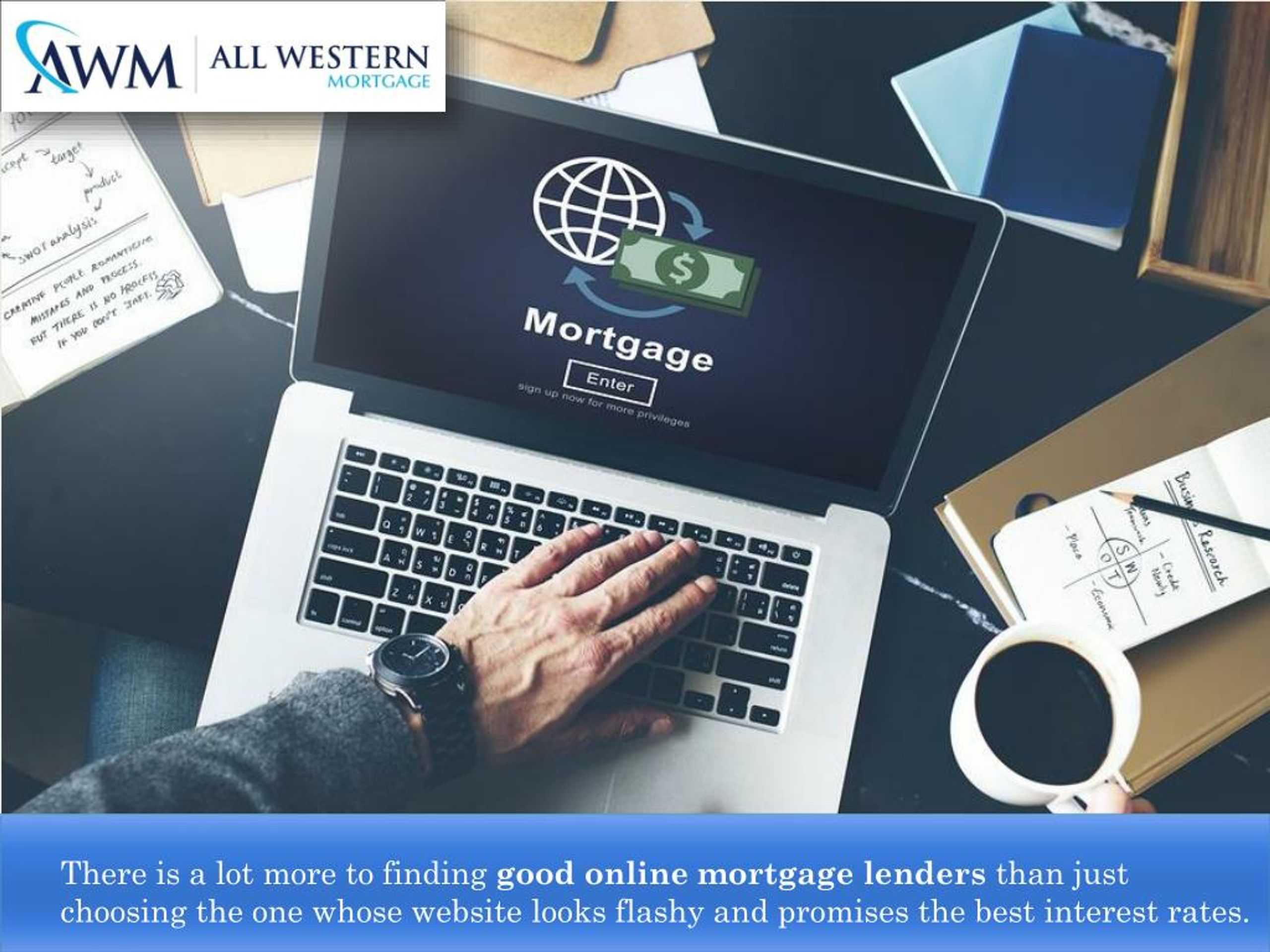 PPT Mortgage Lending Company All Western Mortgage PowerPoint