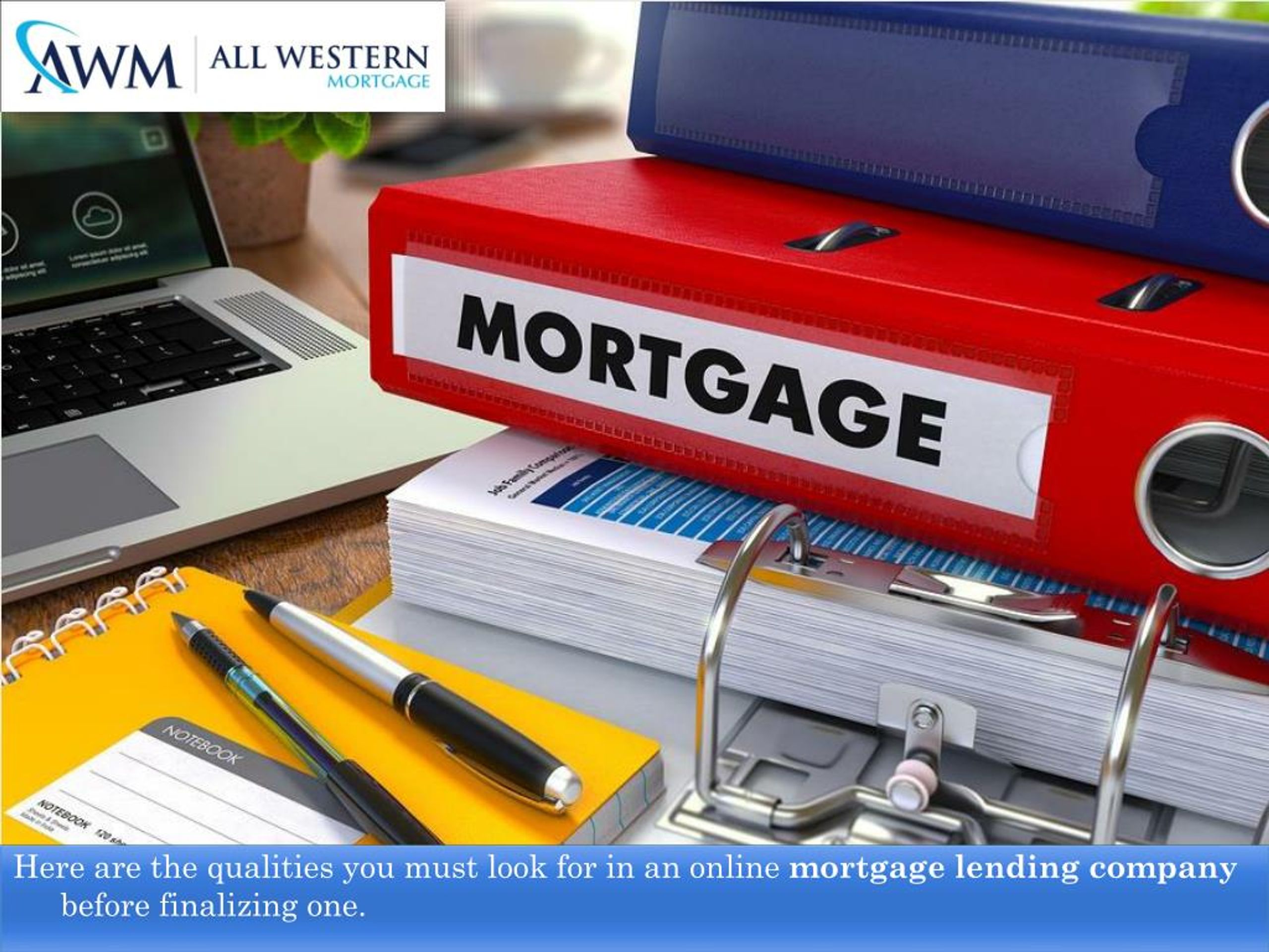PPT Mortgage Lending Company All Western Mortgage PowerPoint