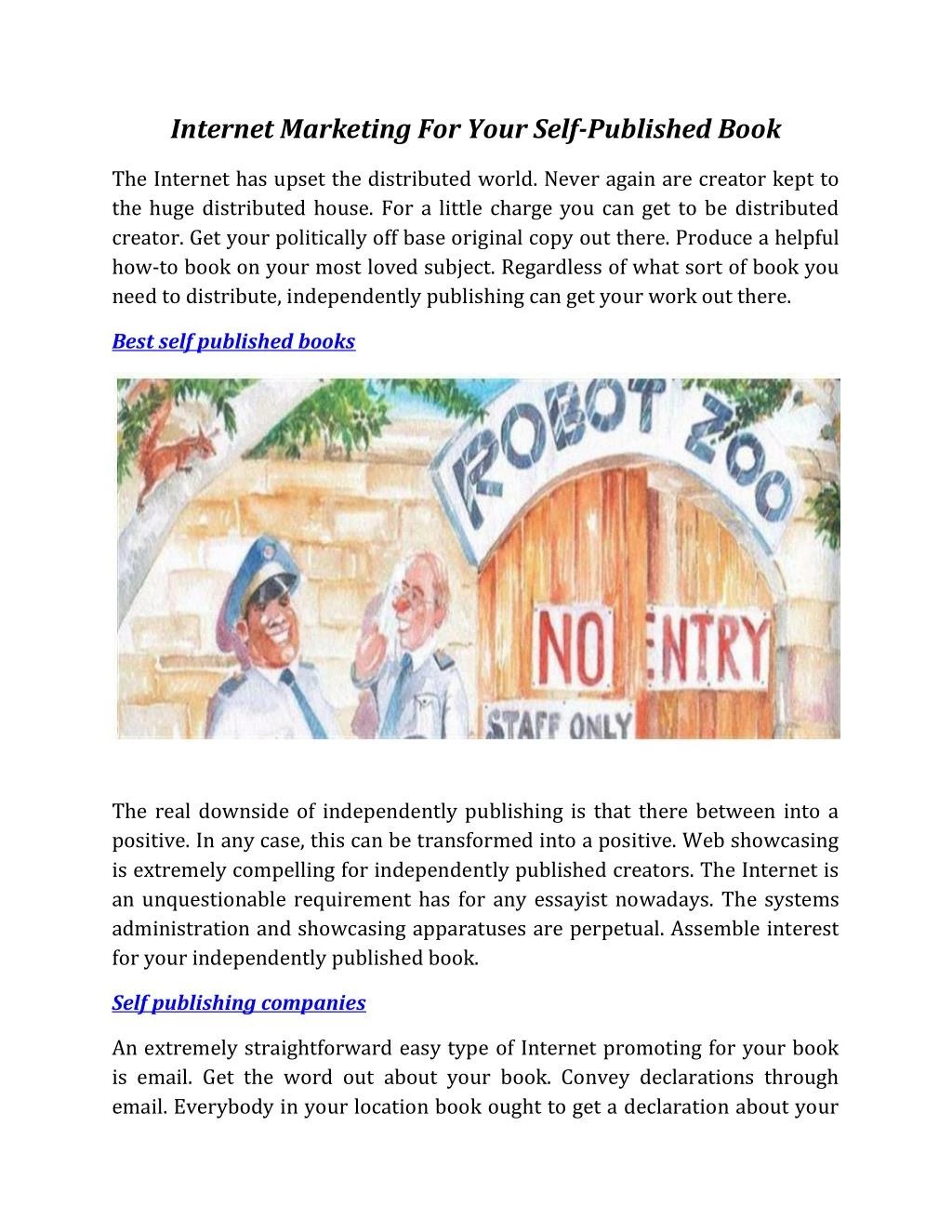 PPT Best self published books PowerPoint Presentation, free download