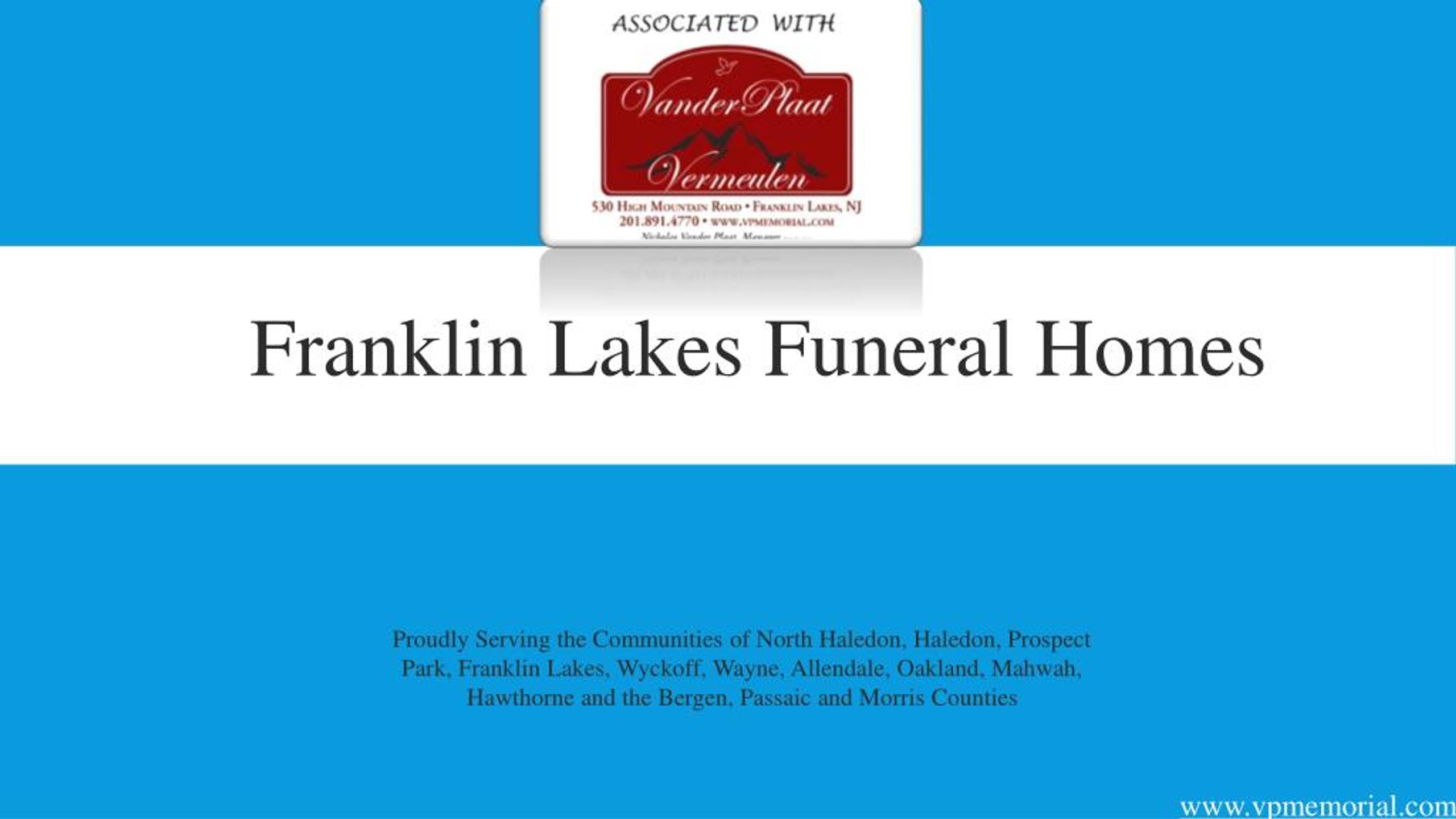 PPT Franklin Lakes Funeral Homes PowerPoint Presentation, free